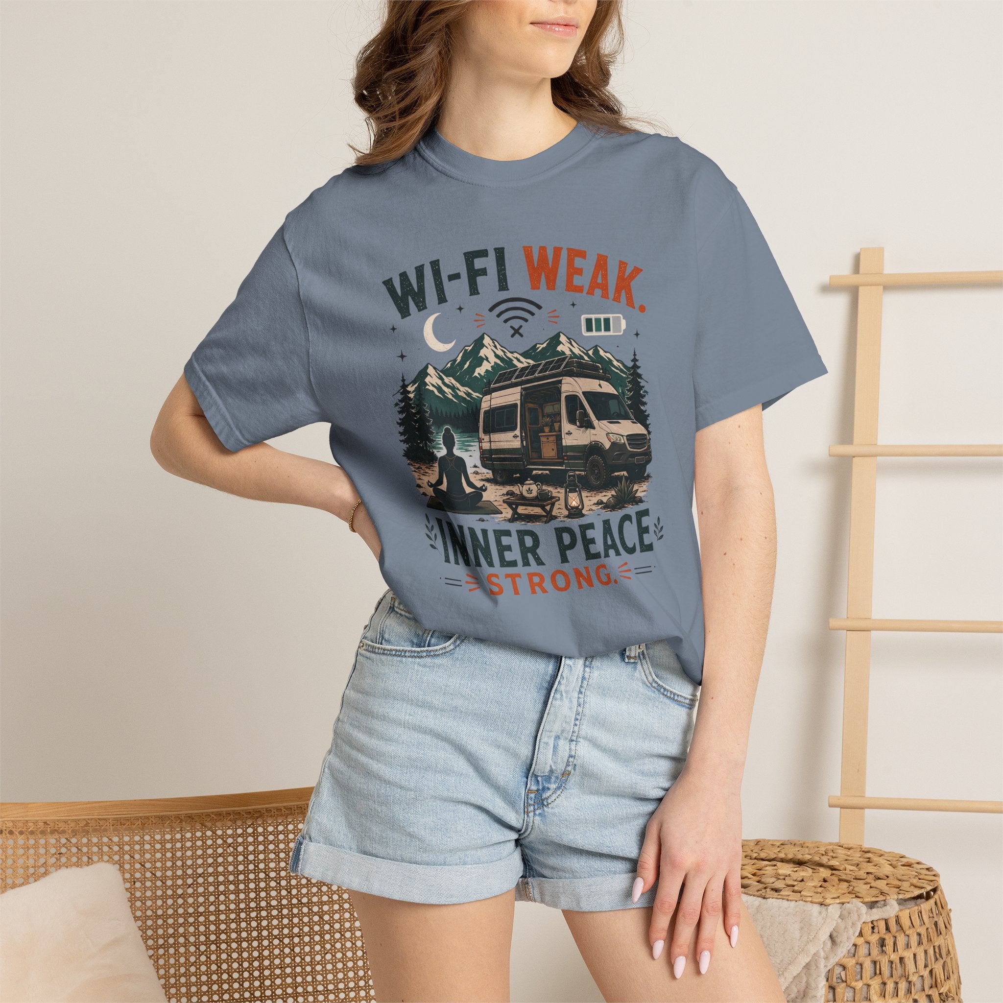 Wi-Fi Weak Inner Peace Strong - T-Shirt