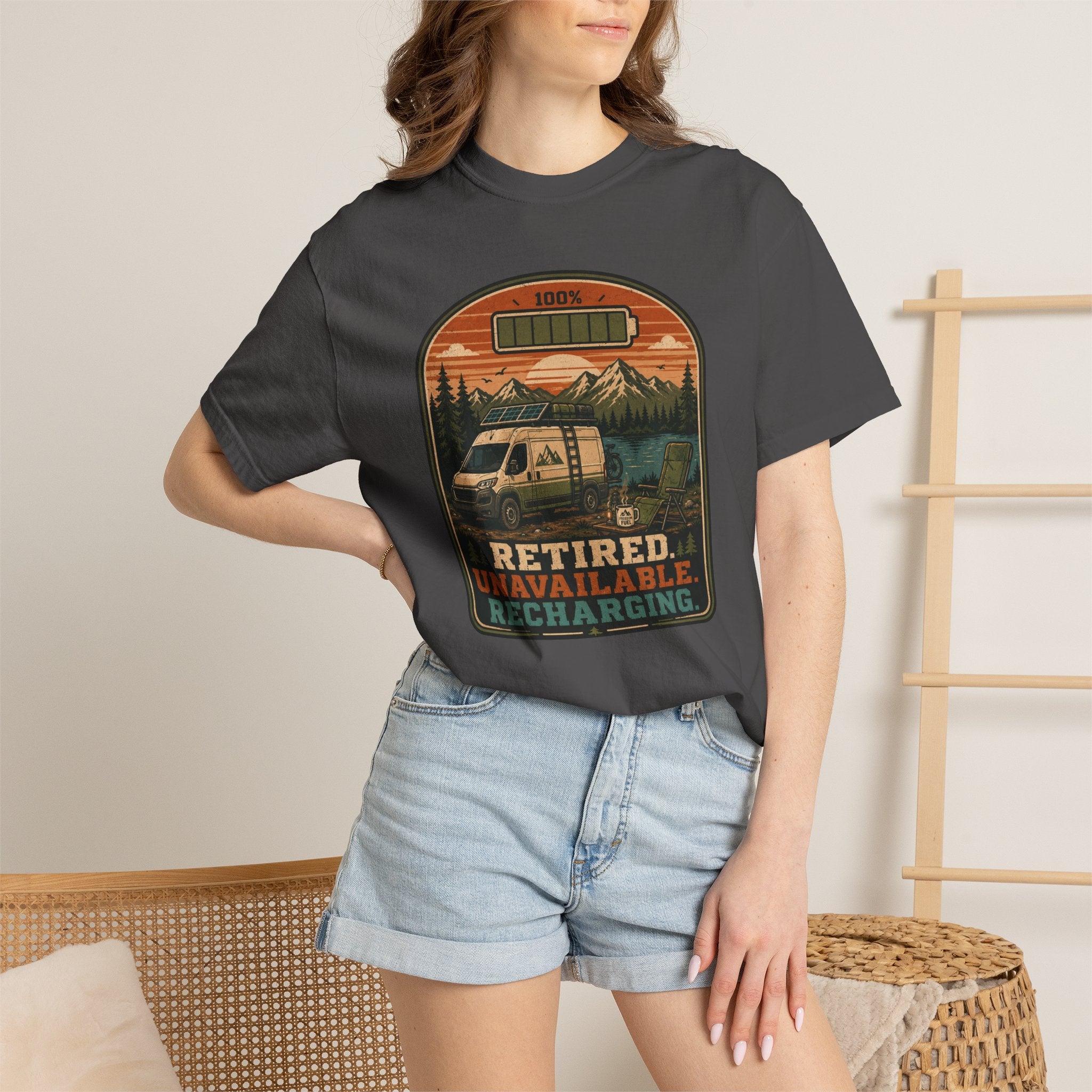 Retired Unavailable Recharging - T-Shirt