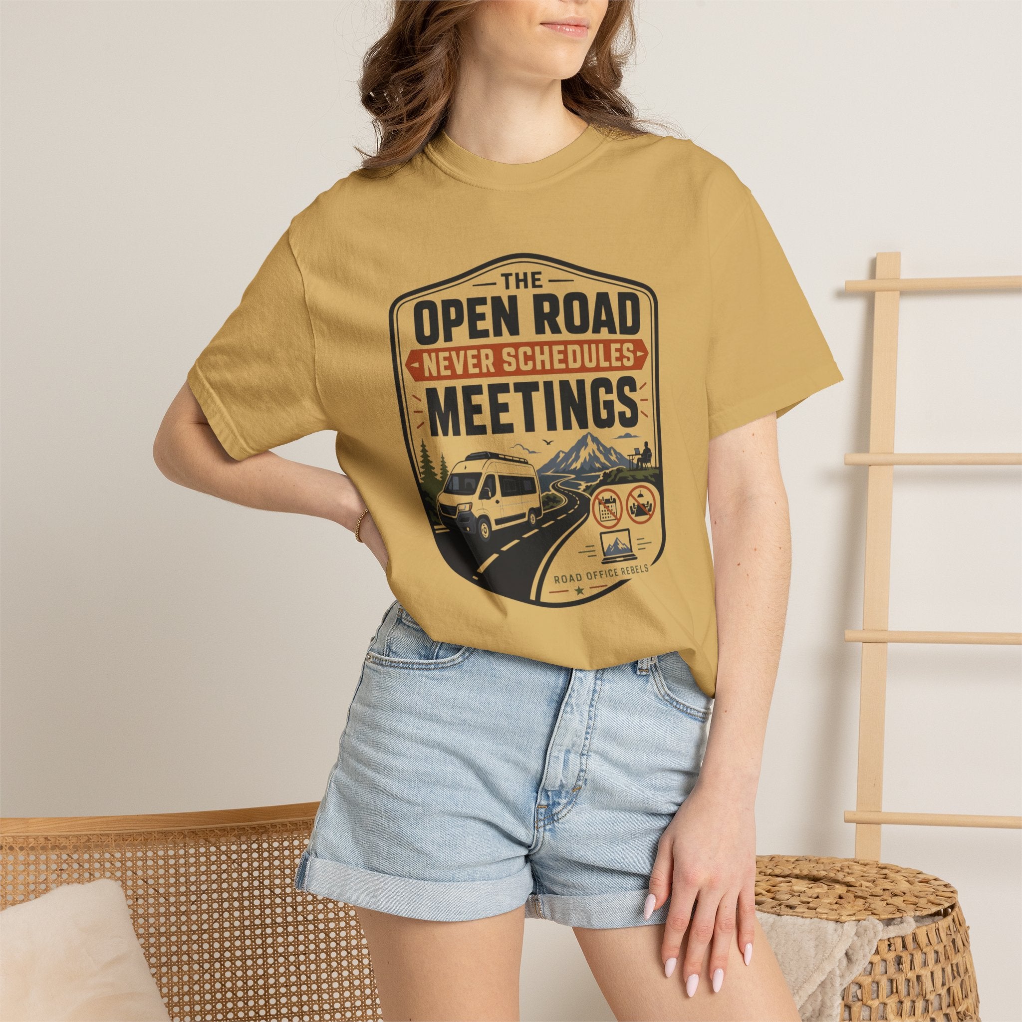 The Open Road Never Schedules Meetings - T-Shirt