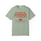 Powered By Sunshine And Technology - T-Shirt