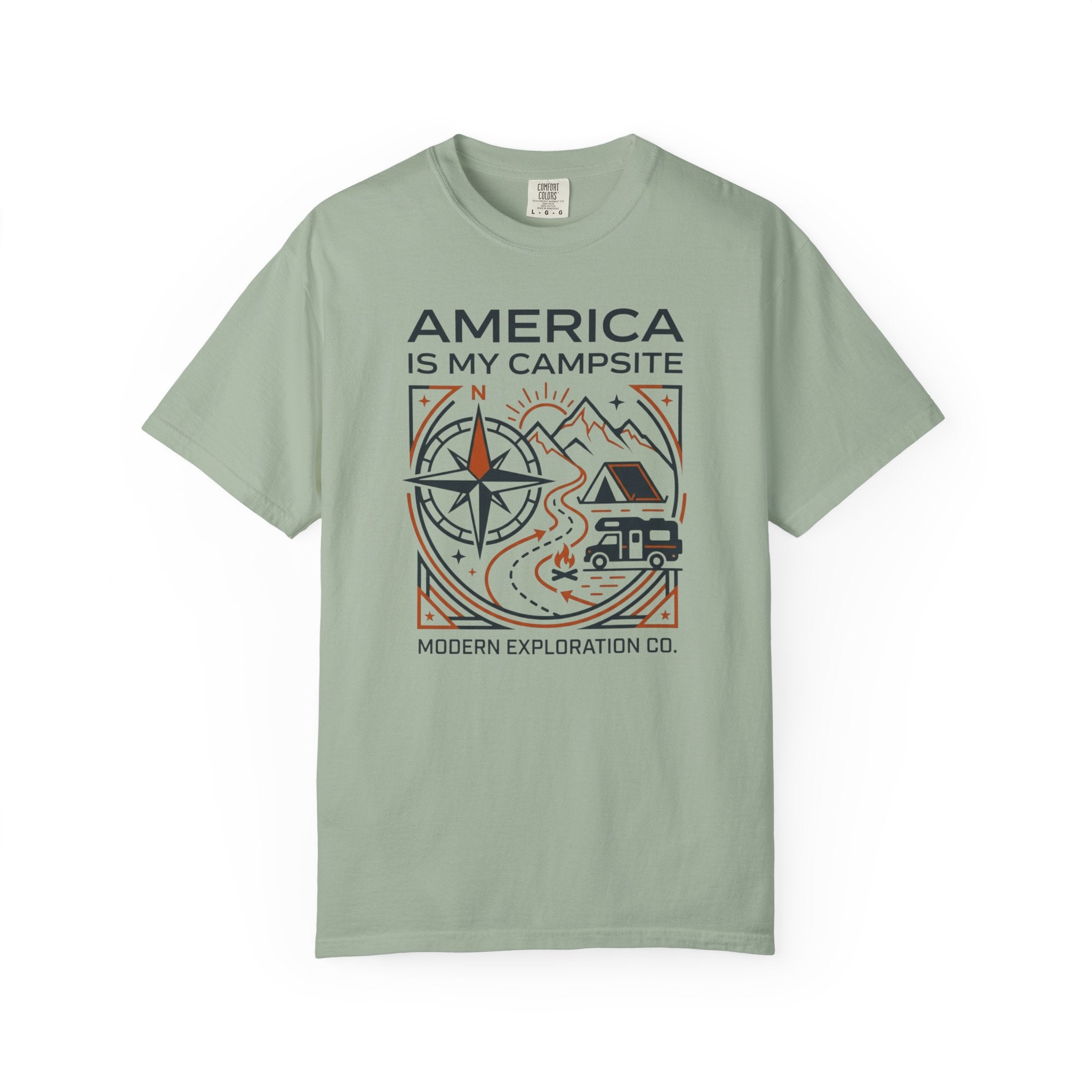 America Is My Campsite - T-Shirt