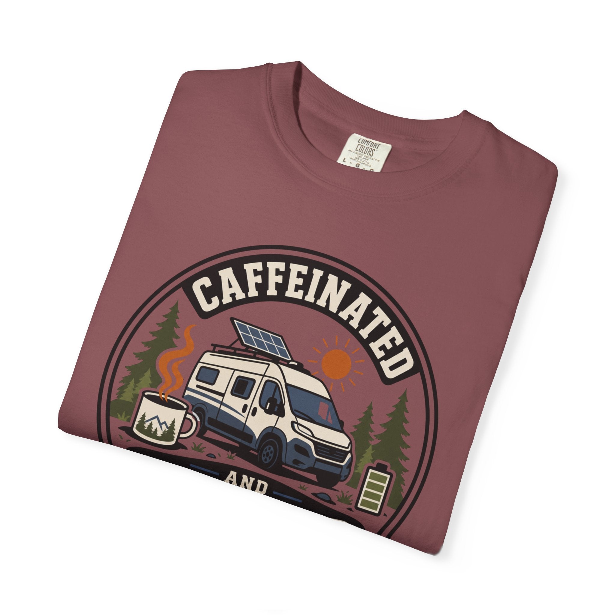 Caffeinated And Off Grid - T-Shirt