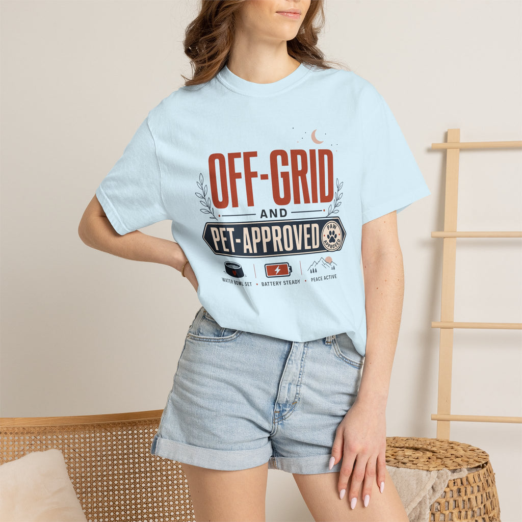Off Grid And Pet Approved - T-Shirt
