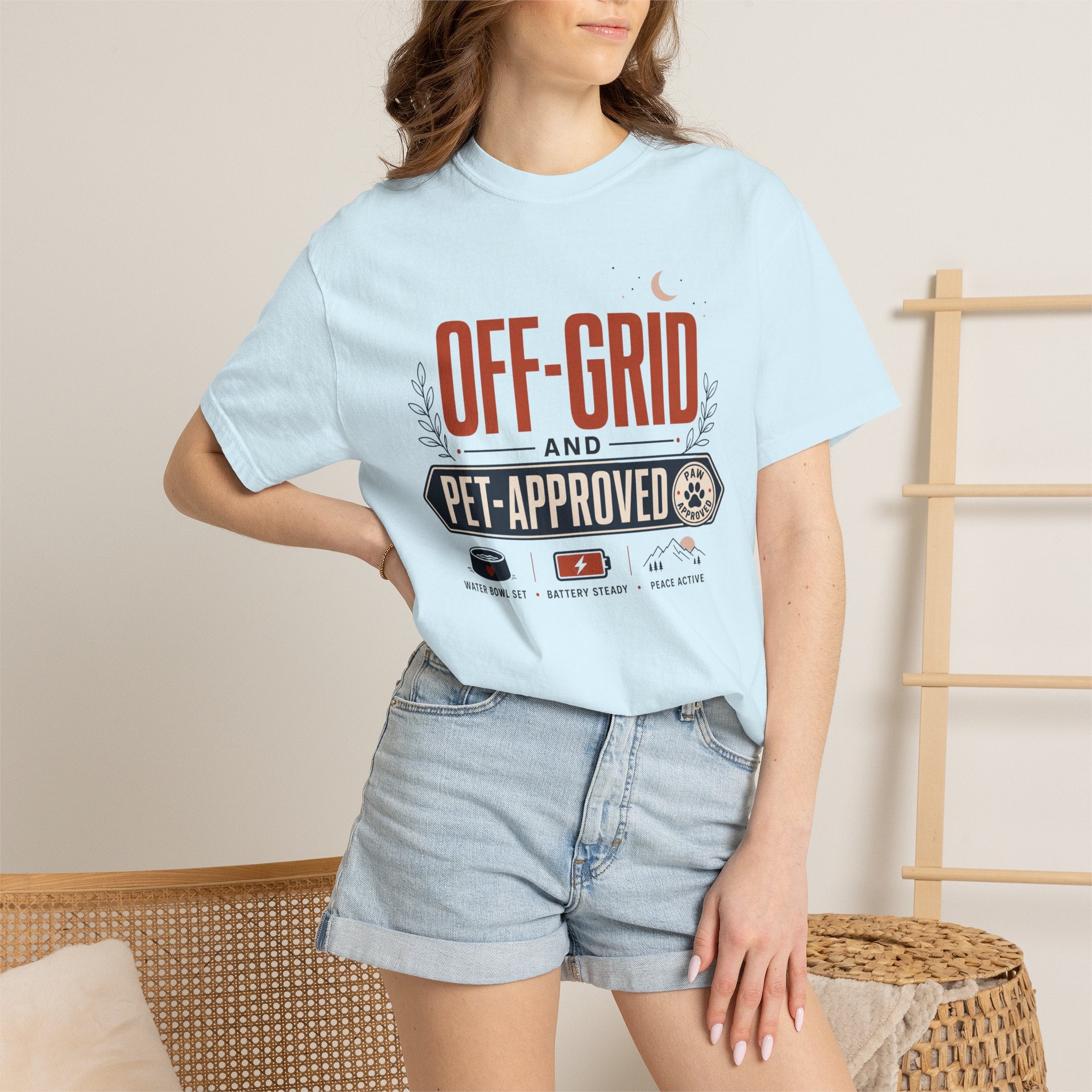 Off Grid And Pet Approved - T-Shirt