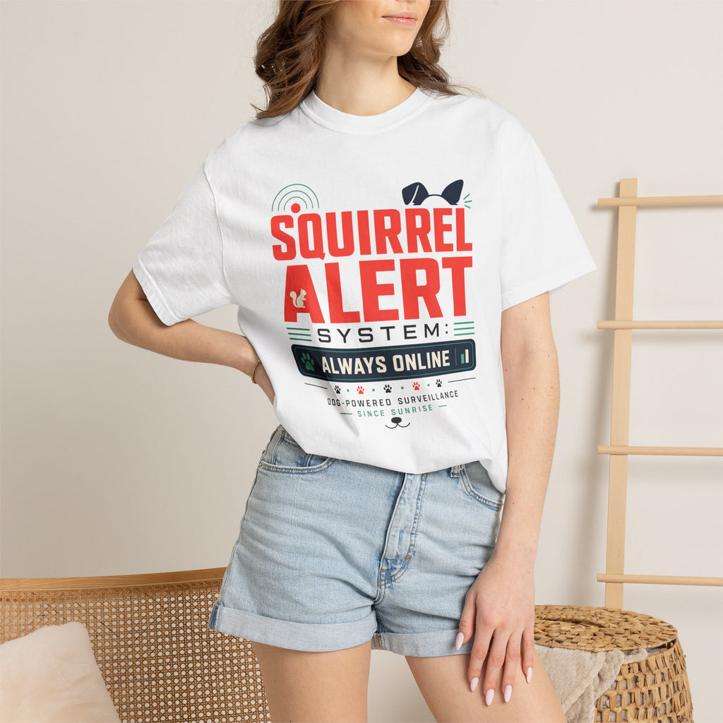 Squirrel Alert System Always Online - T-Shirt