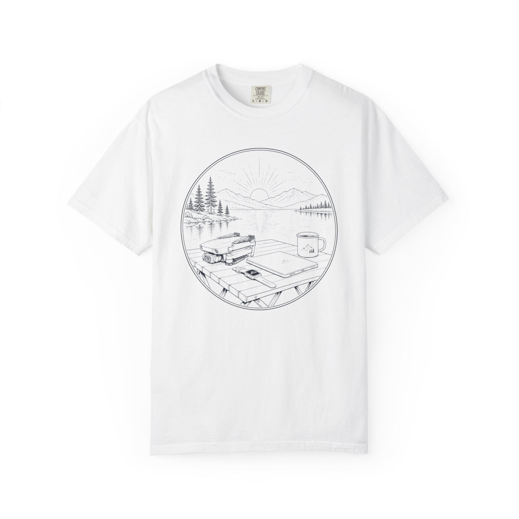 Launch Drone Before Coffee Gets Cold - T-Shirt