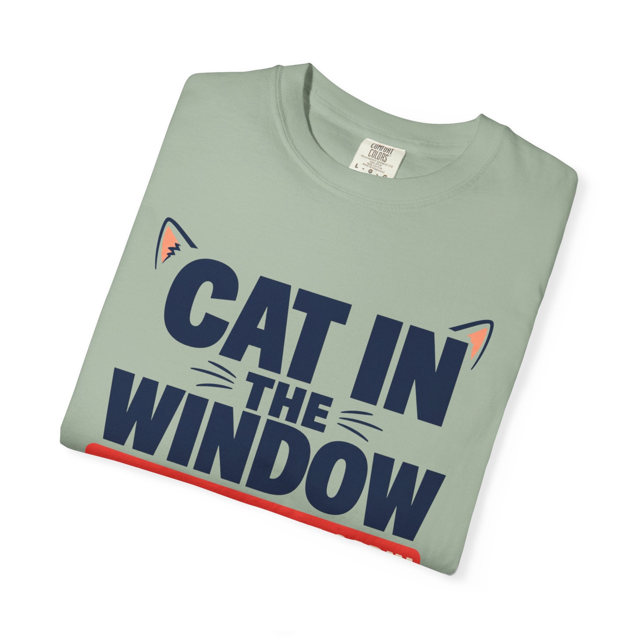 Cat In The Window Chaos In The Cabin - T-Shirt
