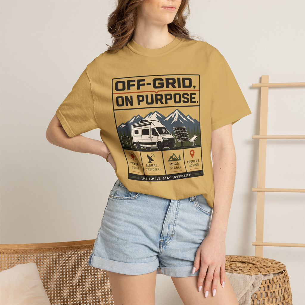 Off Grid On Purpose - T-Shirt