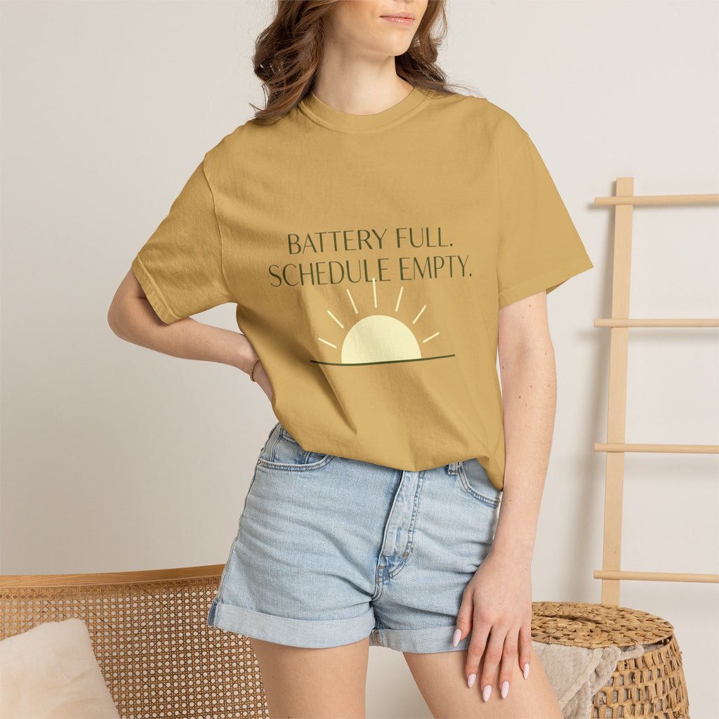 Battery Full Schedule Empty - T-Shirt