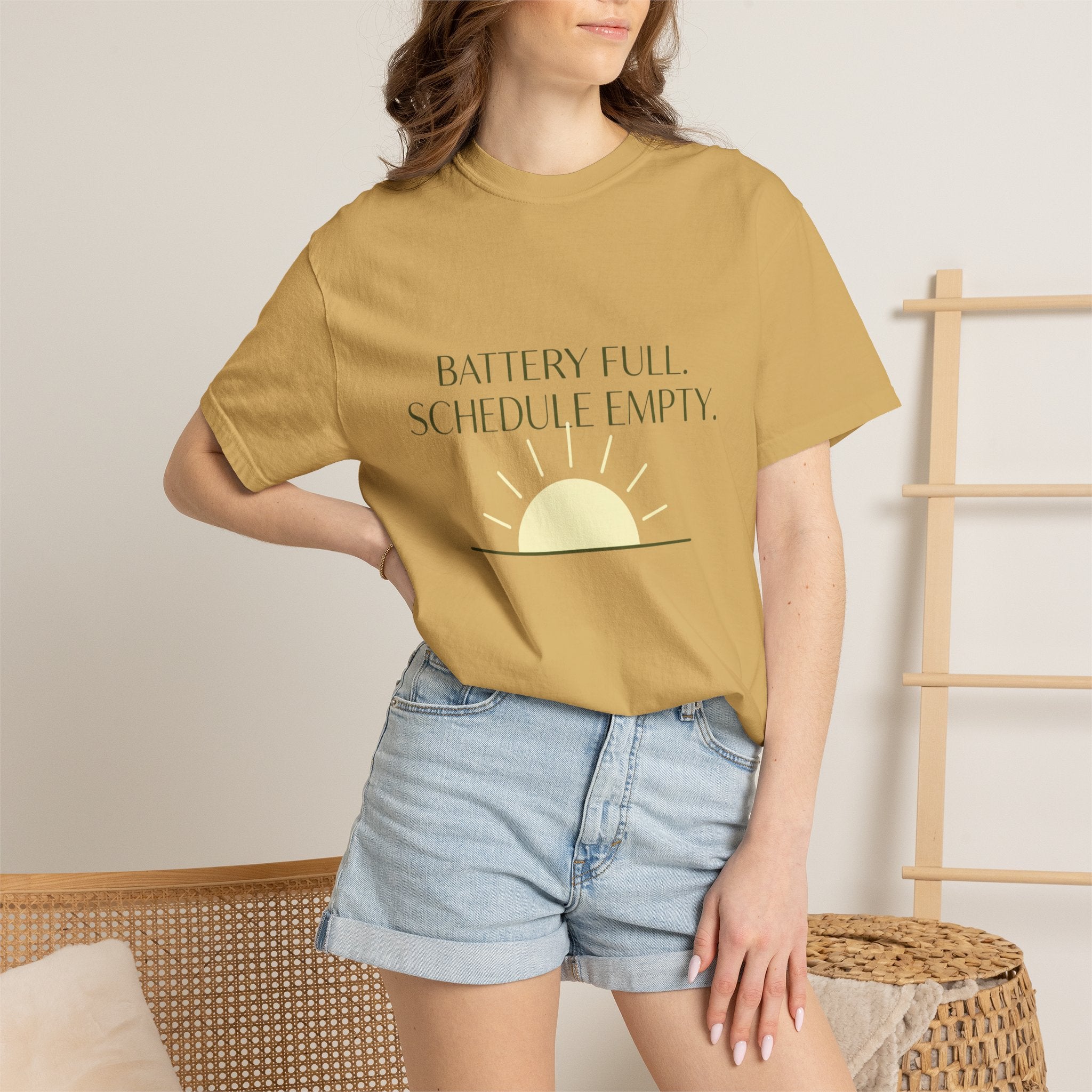 Battery Full Schedule Empty - T-Shirt