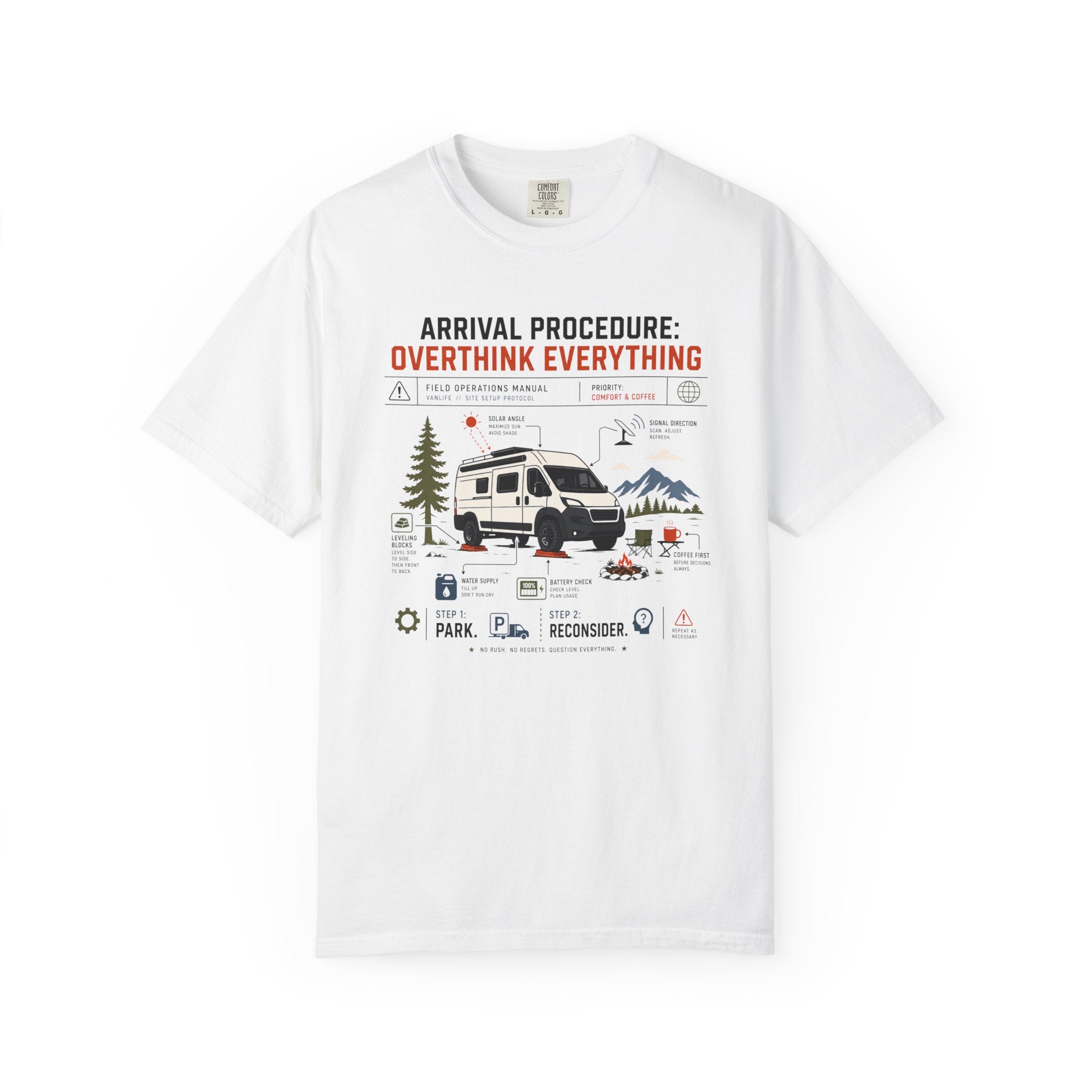Arrival Procedure Overthink Everything - T-Shirt
