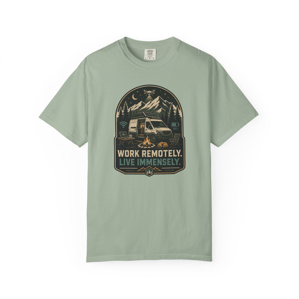 Work Remotely Live Immensely - T-Shirt