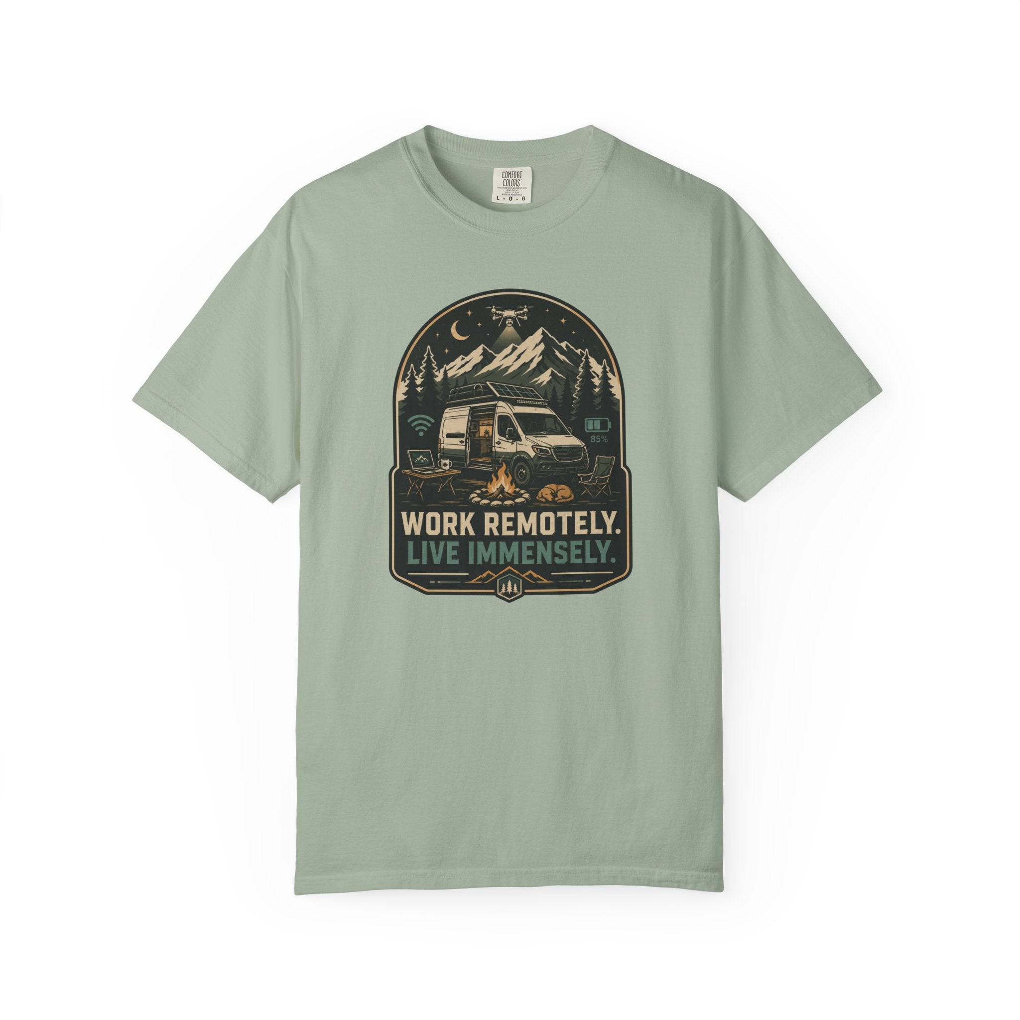 Work Remotely Live Immensely - T-Shirt