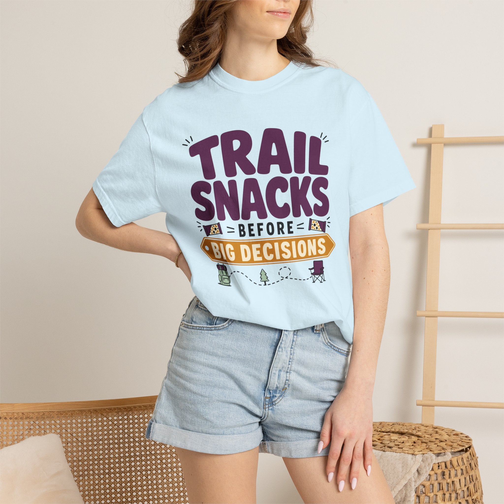 Trail Snacks Before Big Decisions - T-Shirt