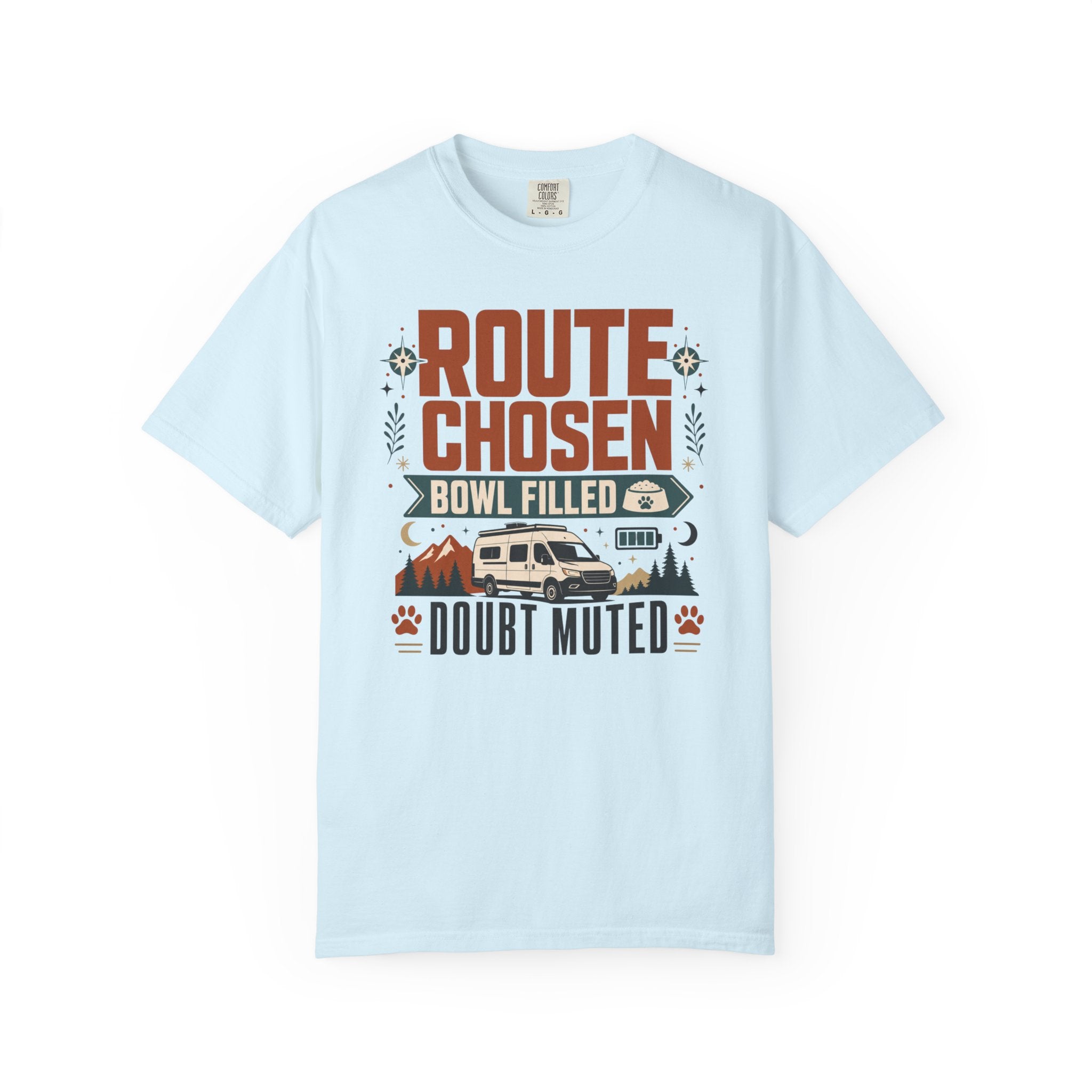 Route Chosen Bowl Filled Doubt Muted - T-Shirt