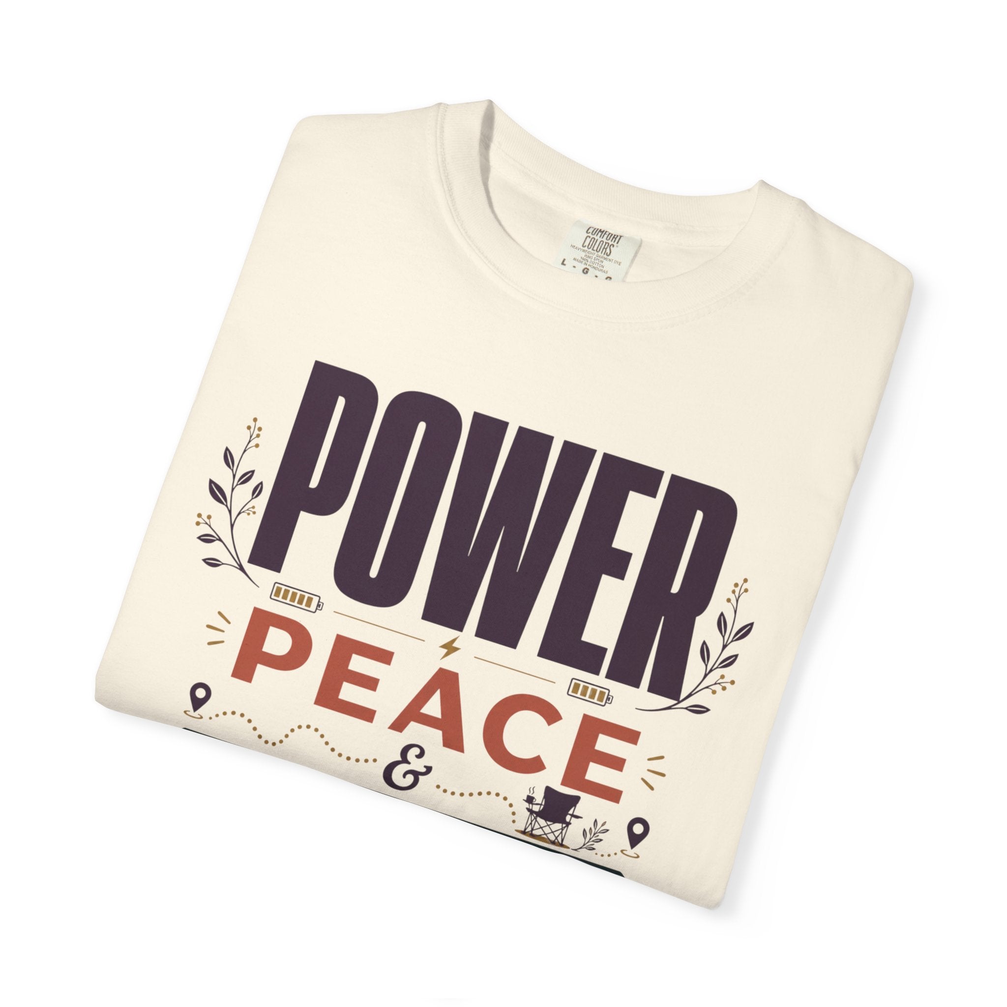 Power Peace And A Good Pull Off - T-Shirt