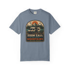 Zoom Call In The Front Mountains In The Back - T-Shirt