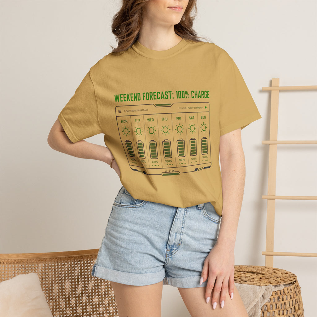Weekend Forecast 100 Percent Charge - T-Shirt