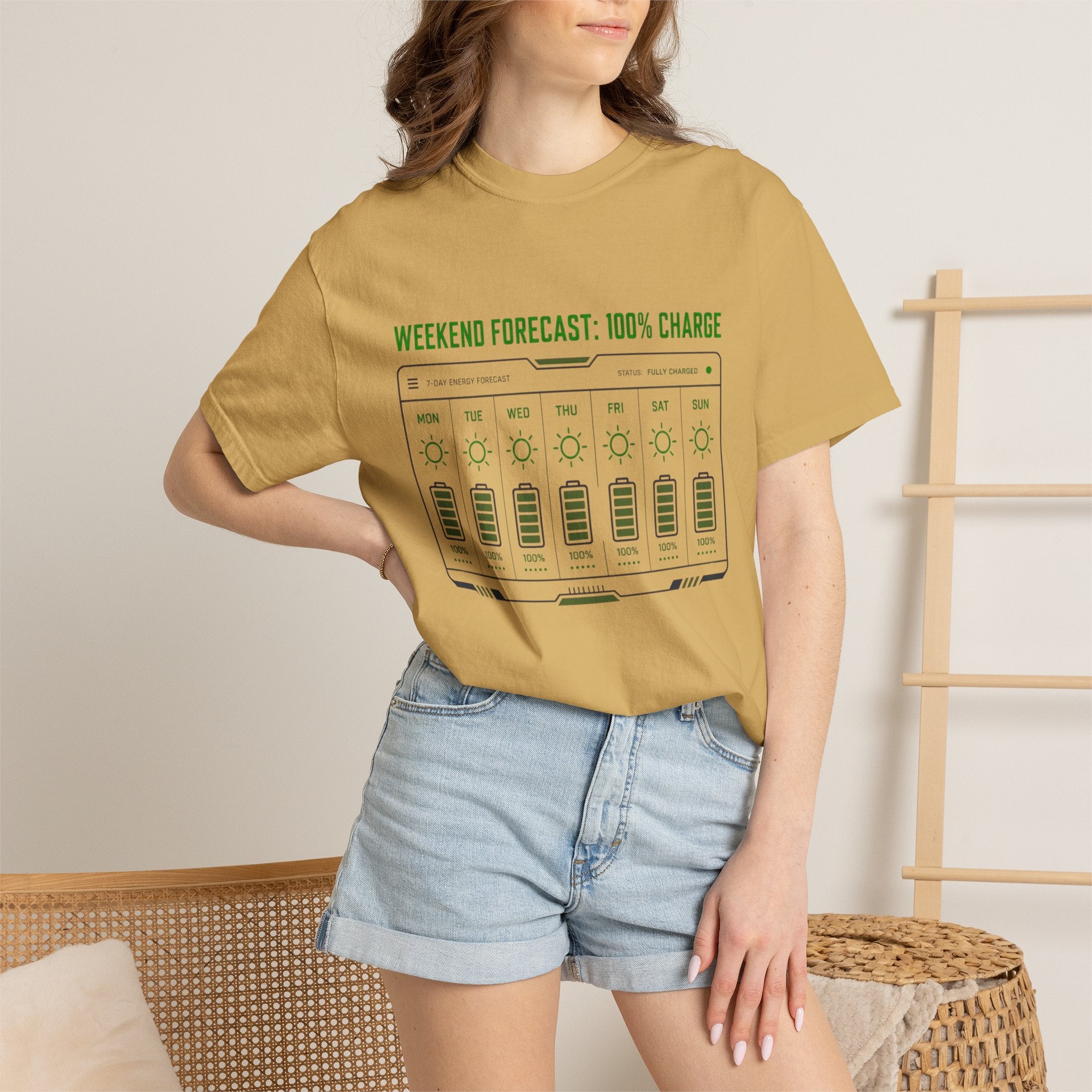 Weekend Forecast 100 Percent Charge - T-Shirt