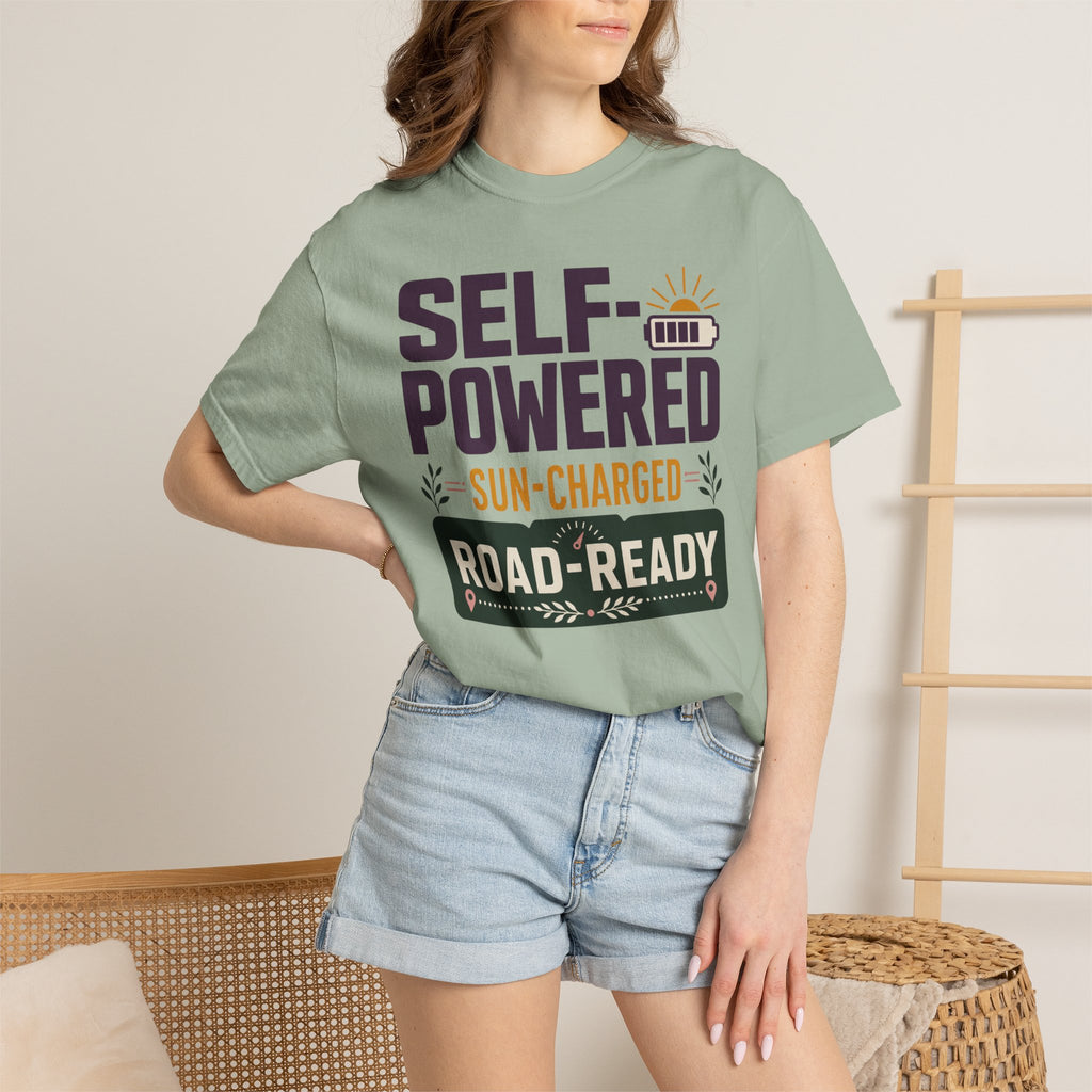 Self Powered Sun Charged Road Ready - T-Shirt