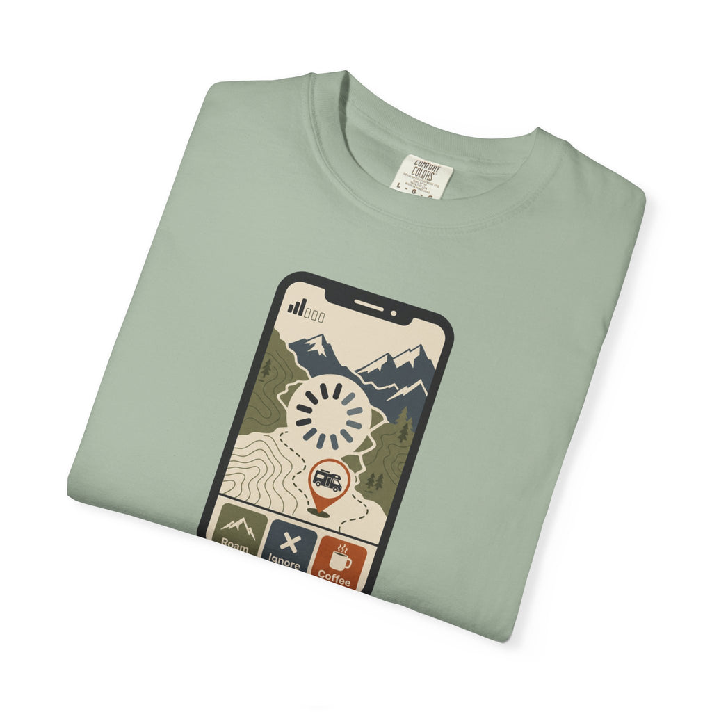 Please Hold Finding A Mountain - T-Shirt