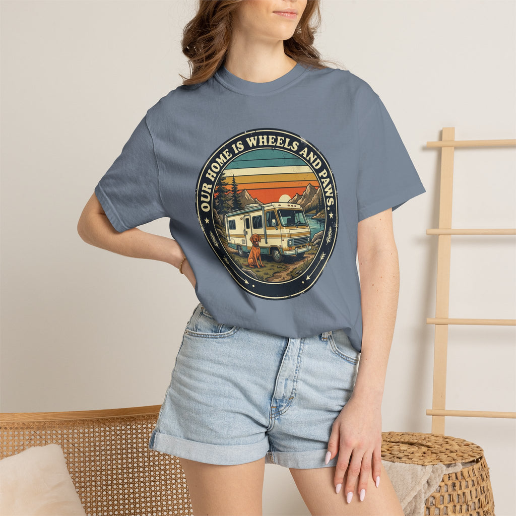 Our Home Is Wheels And Paws - T-Shirt