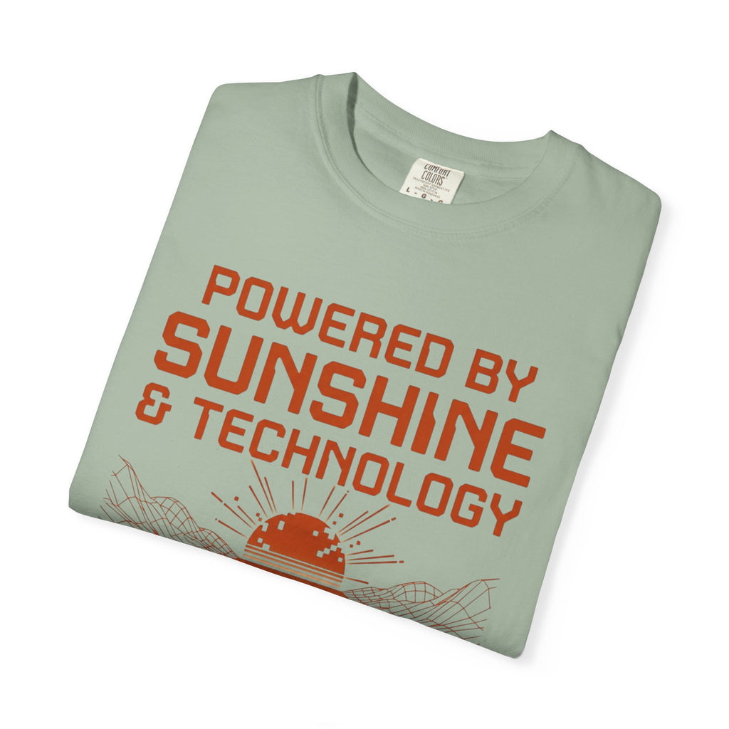 Powered By Sunshine And Technology - T-Shirt