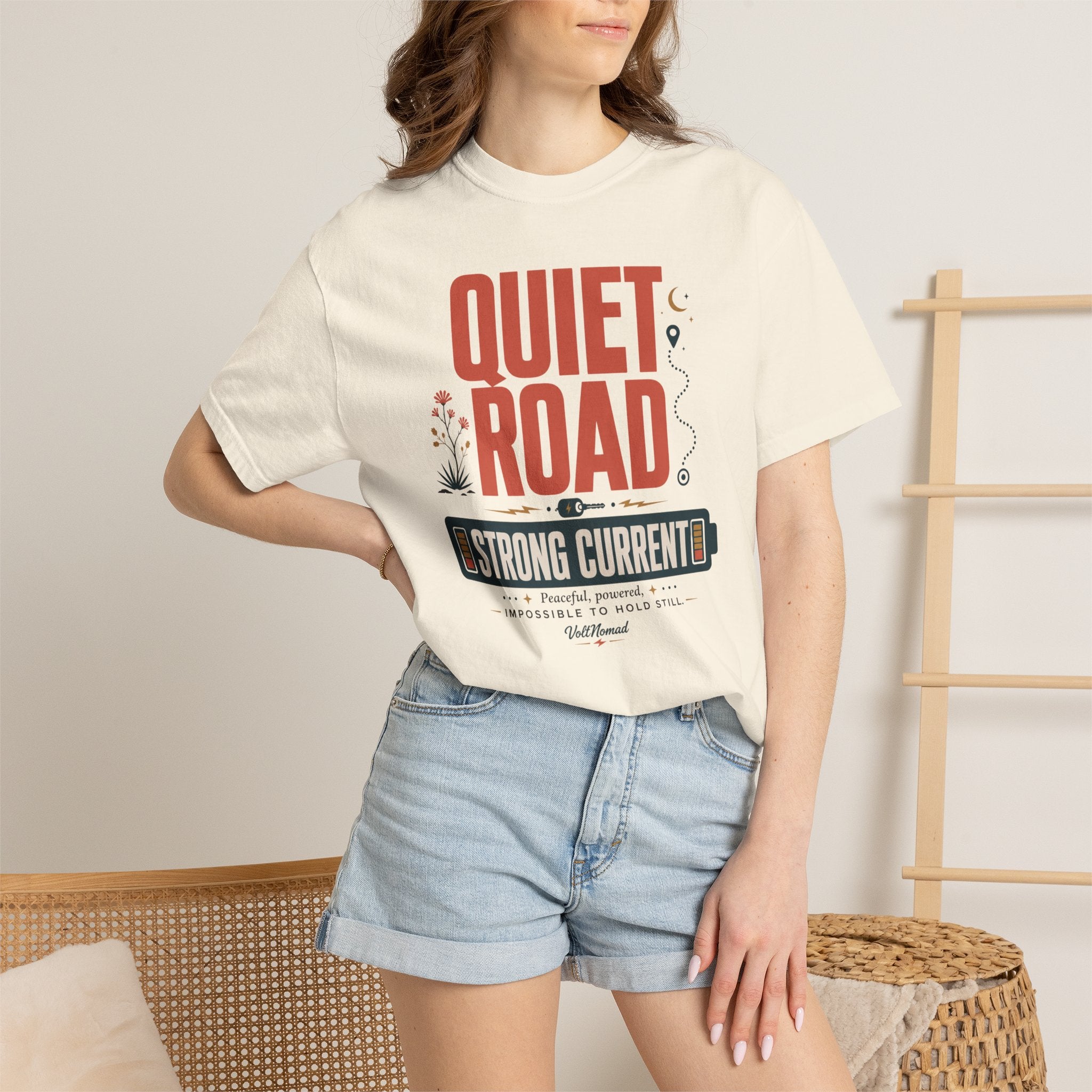 Quiet Road Strong Current - T-Shirt
