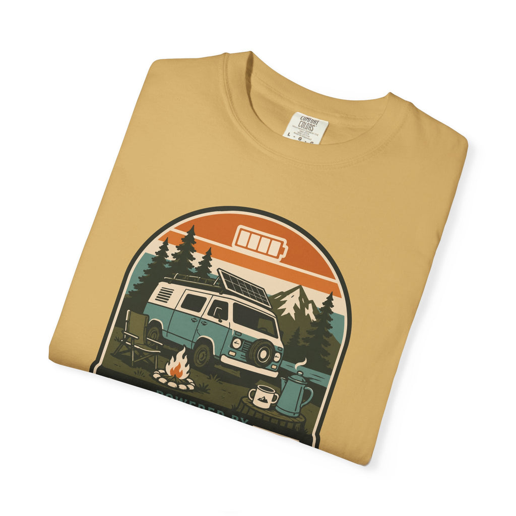 Powered By Coffee and Campgrounds - T-Shirt