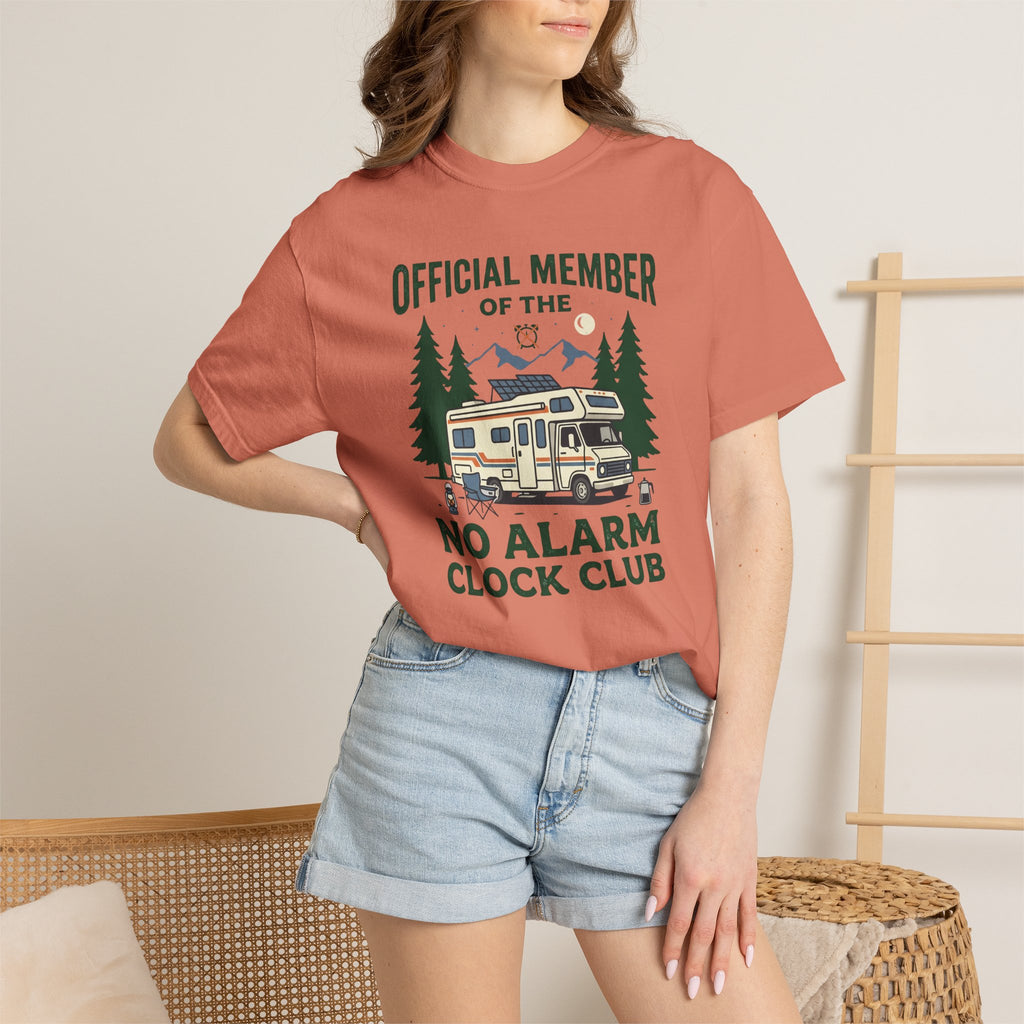 No Alarm Clock Club - T-Shirt