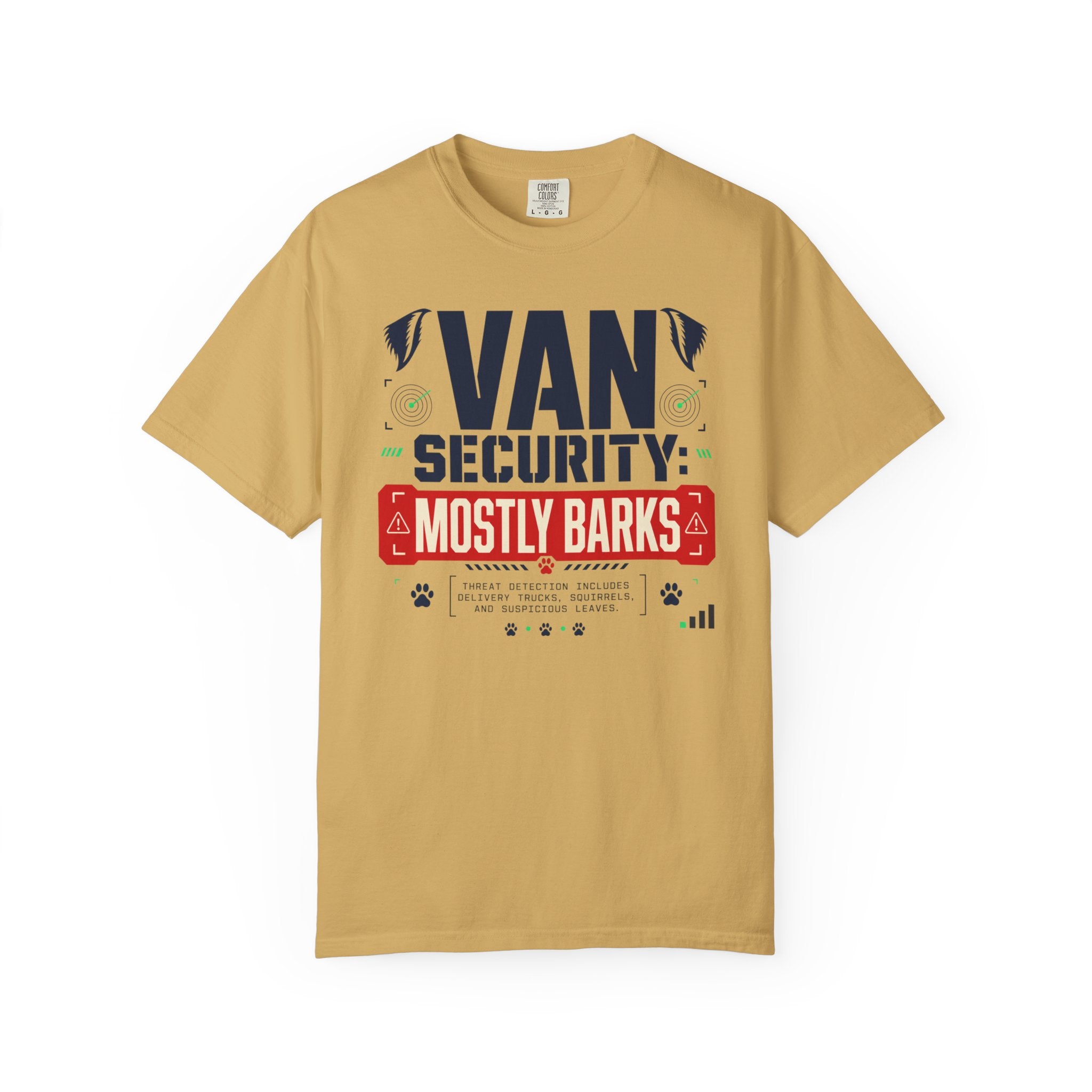 Van Security Mostly Barks - T-Shirt