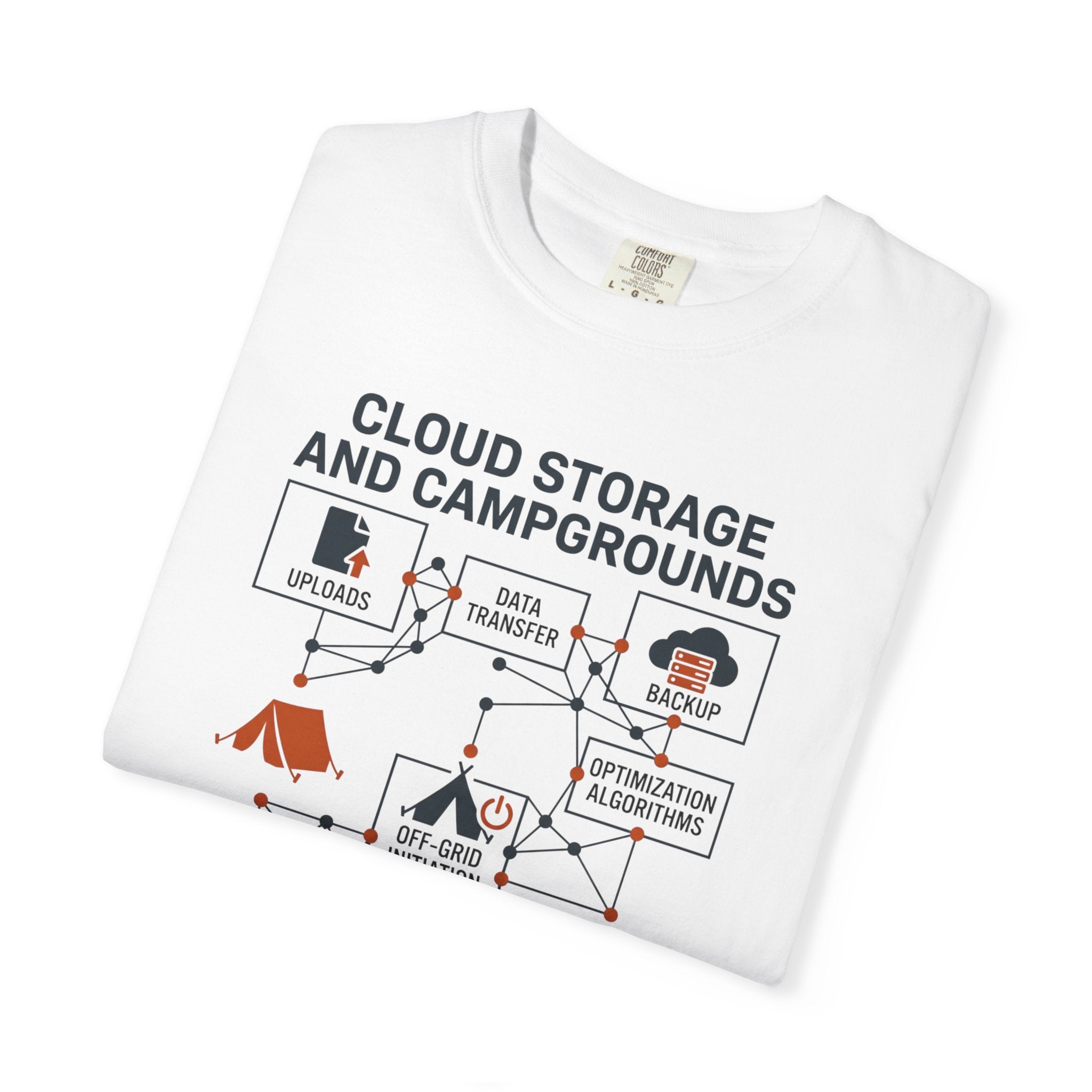 Cloud Storage And Camping Grounds - T-Shirt