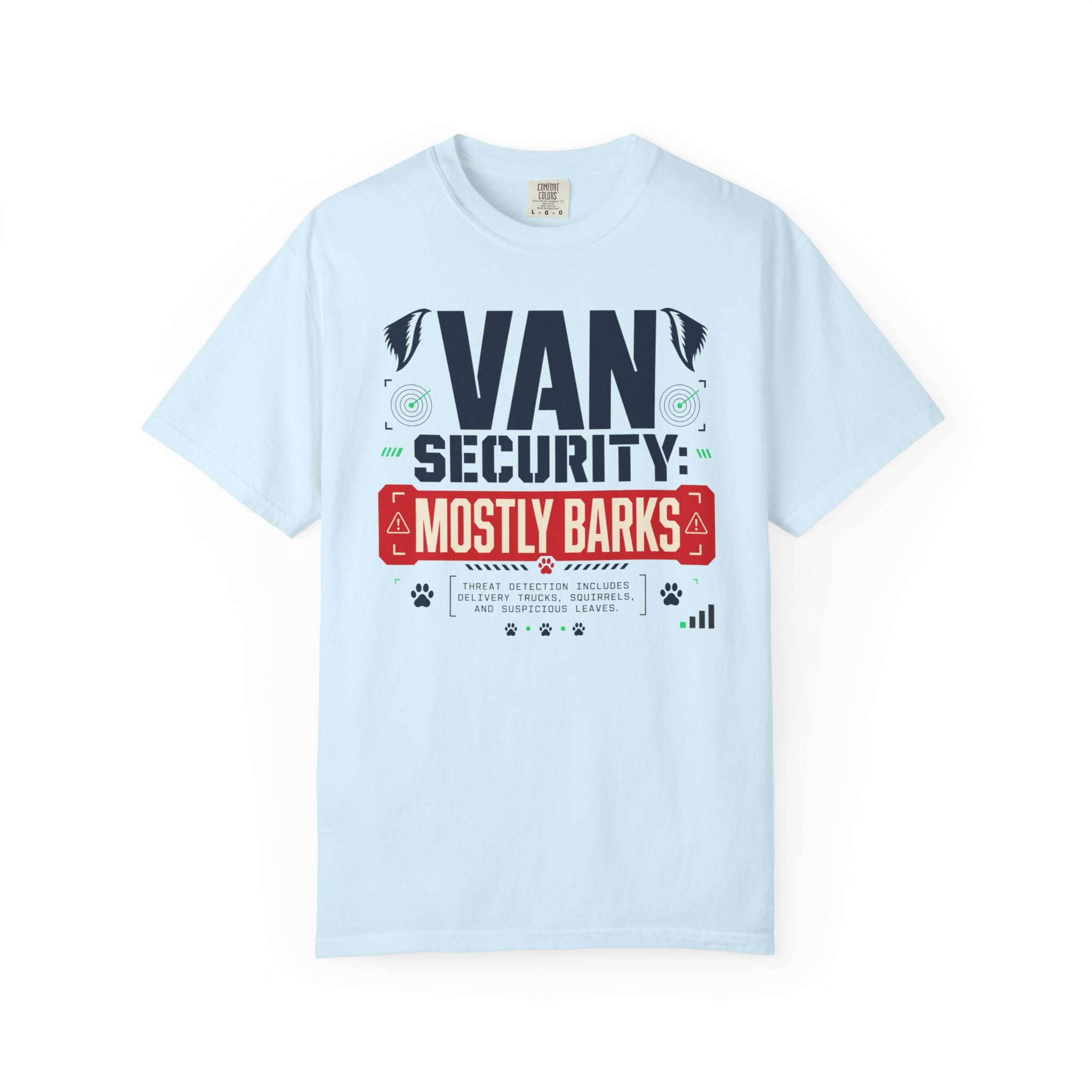 Van Security Mostly Barks - T-Shirt