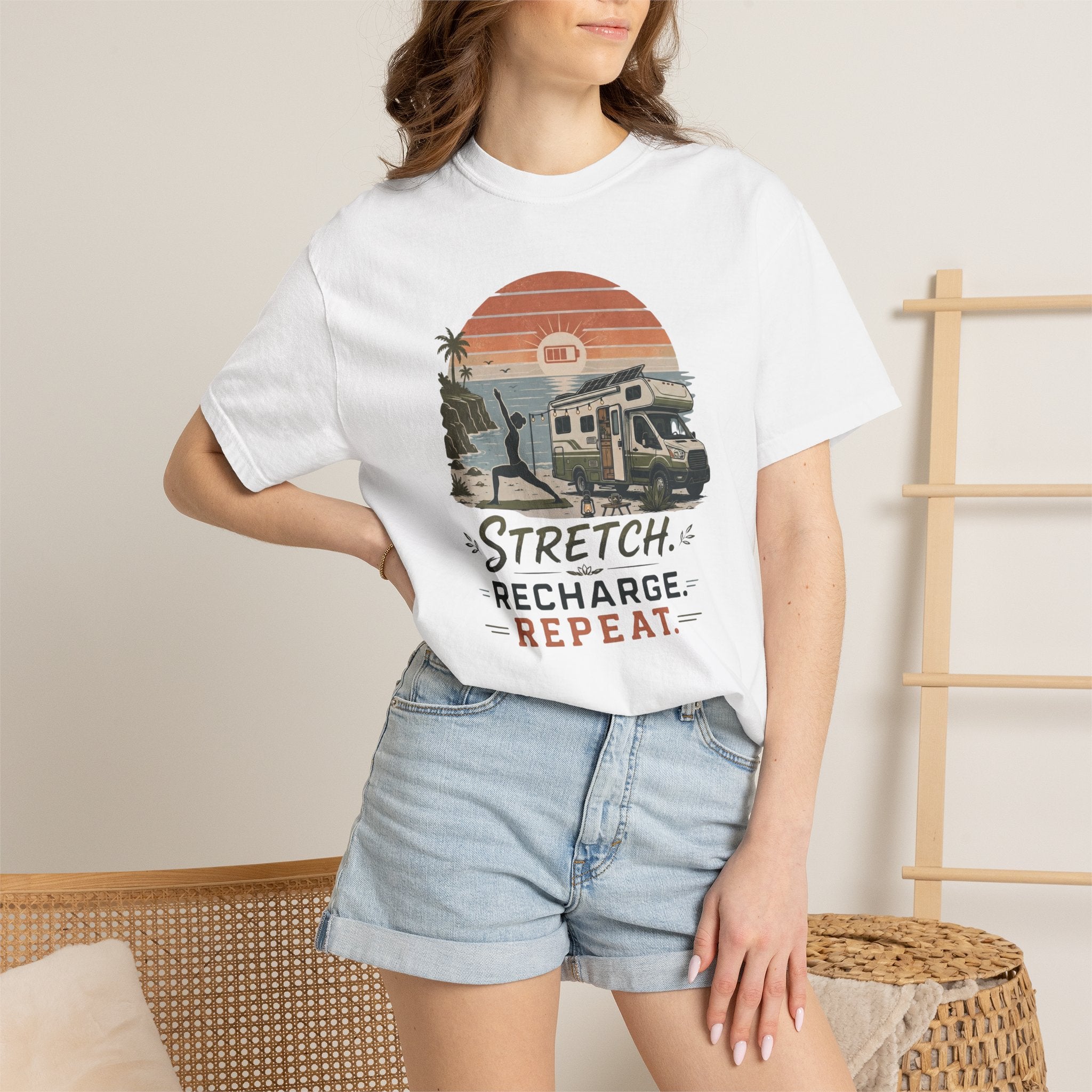 Stretch Recharge Repeat - T-Shirt