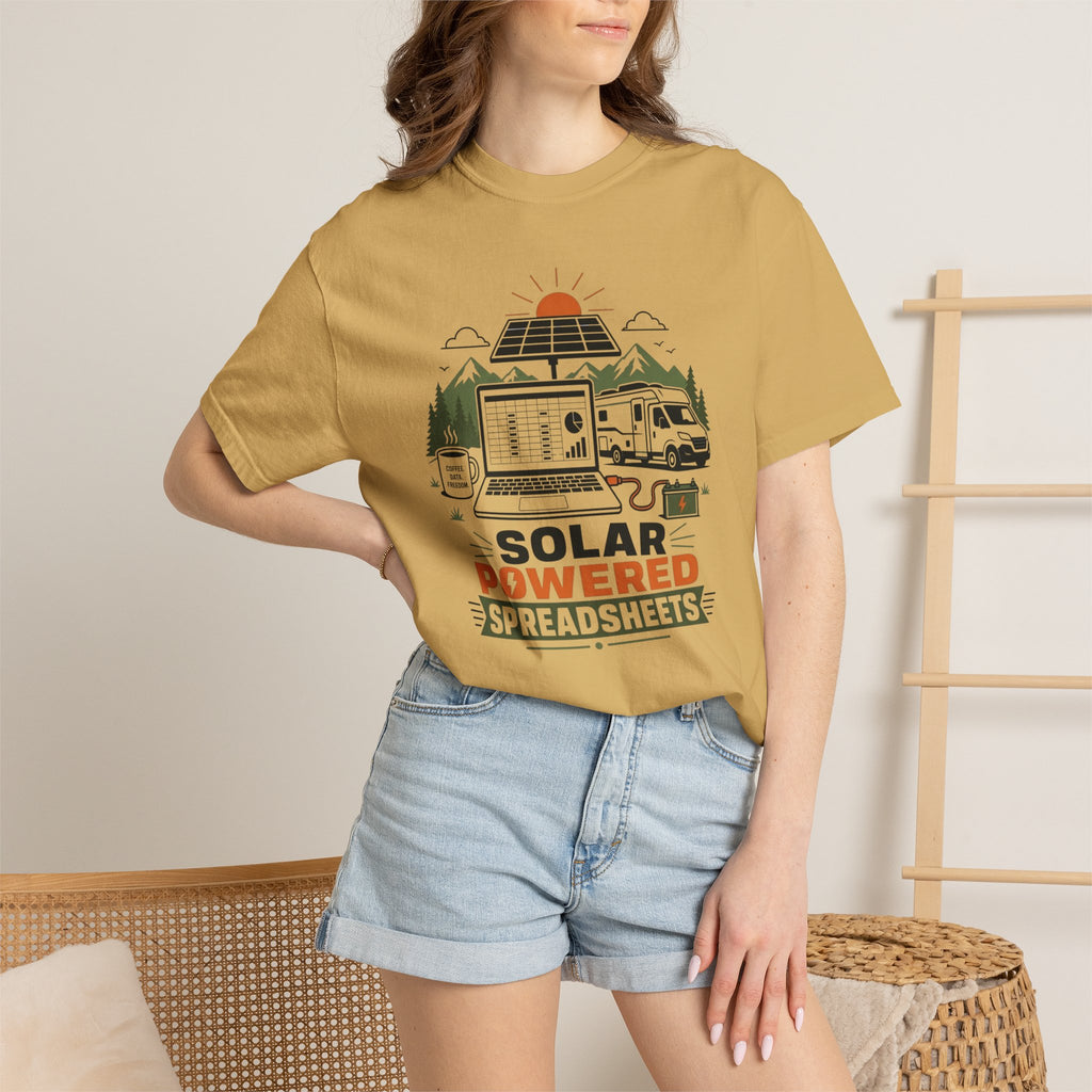 Solar Powered Spreadsheets - T-Shirt