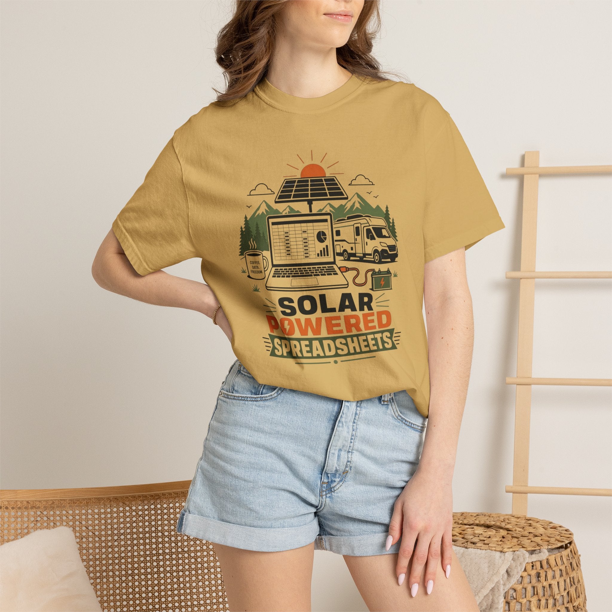 Solar Powered Spreadsheets - T-Shirt