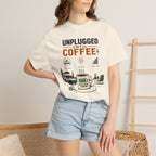 Unplugged Until Coffee - T-Shirt