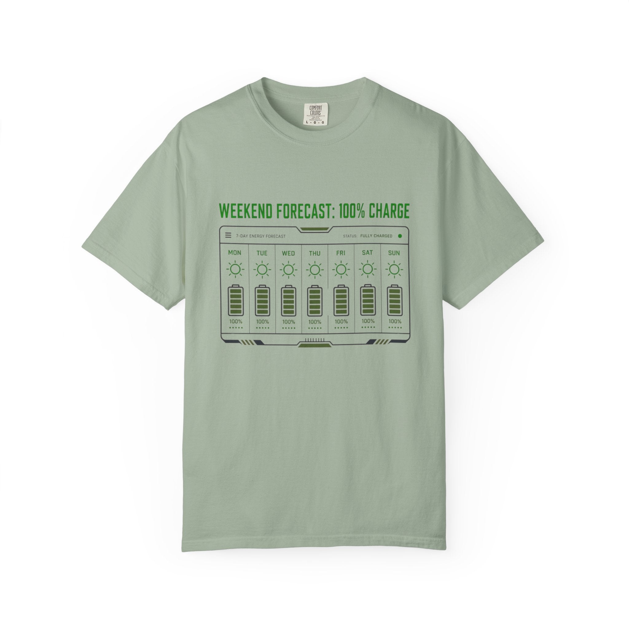Weekend Forecast 100 Percent Charge - T-Shirt