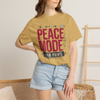 Peace Mode With Paw Prints - T-Shirt