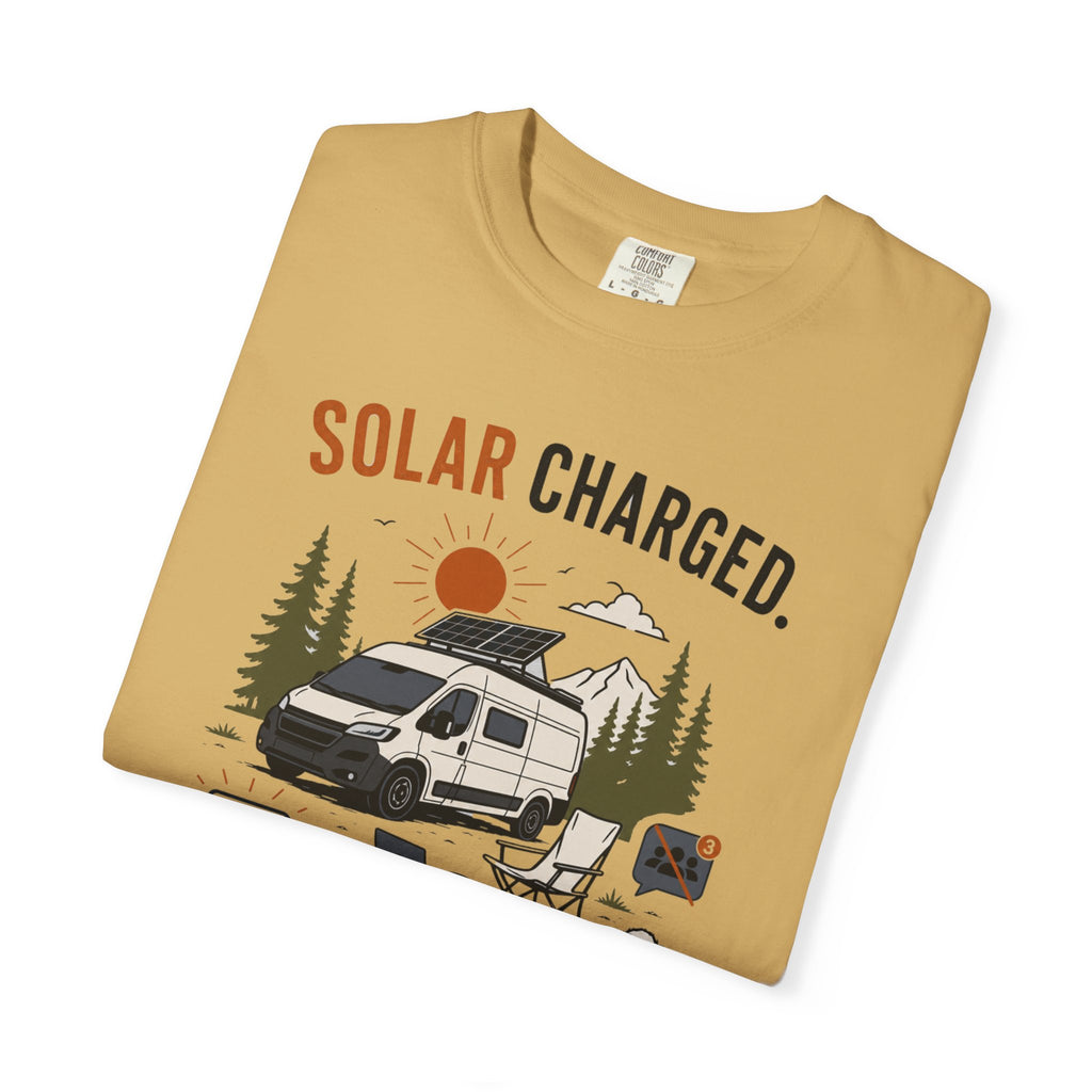 Solar Charged Socially Drained - T-Shirt