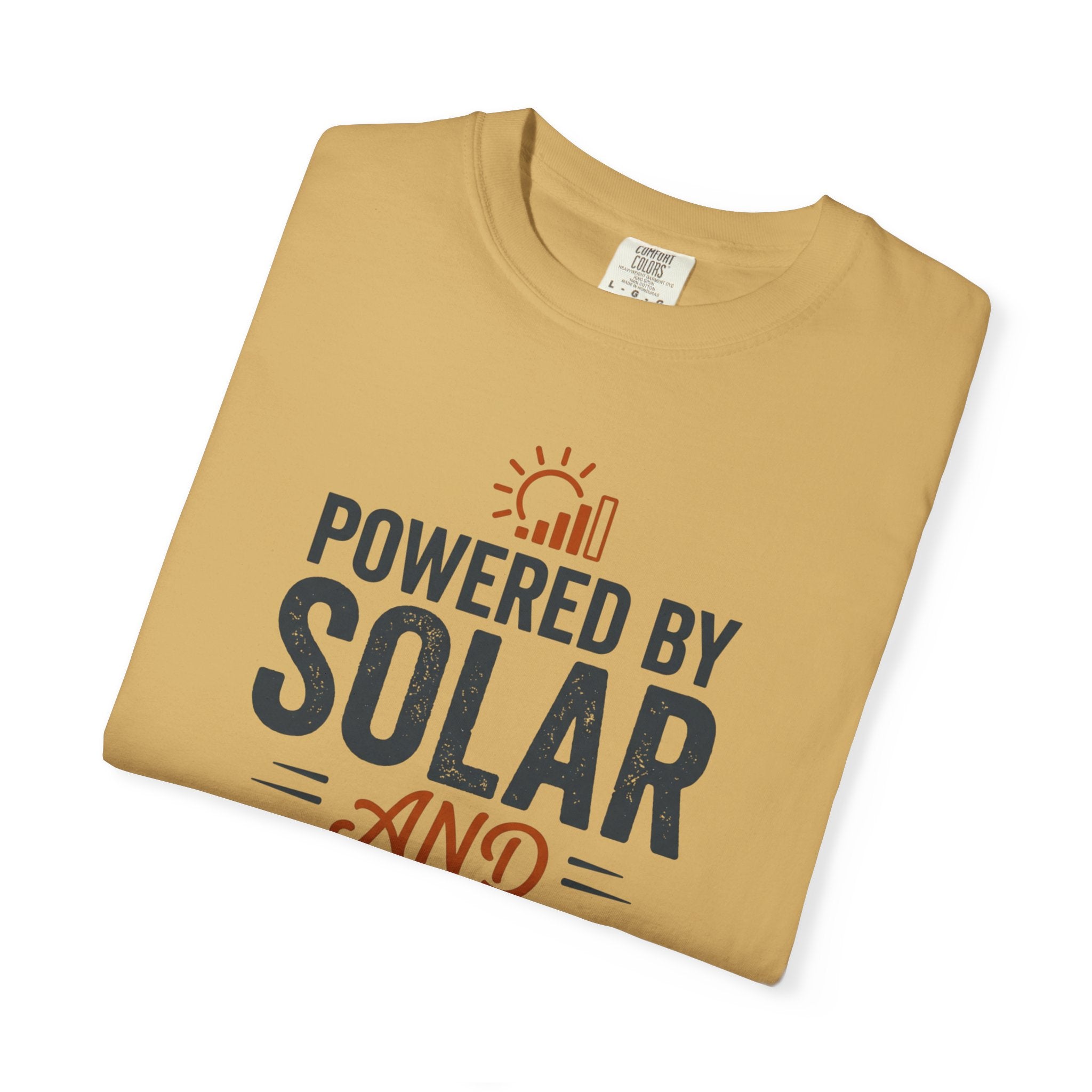 Powered By Solar And Poor Cell Service - T-Shirt