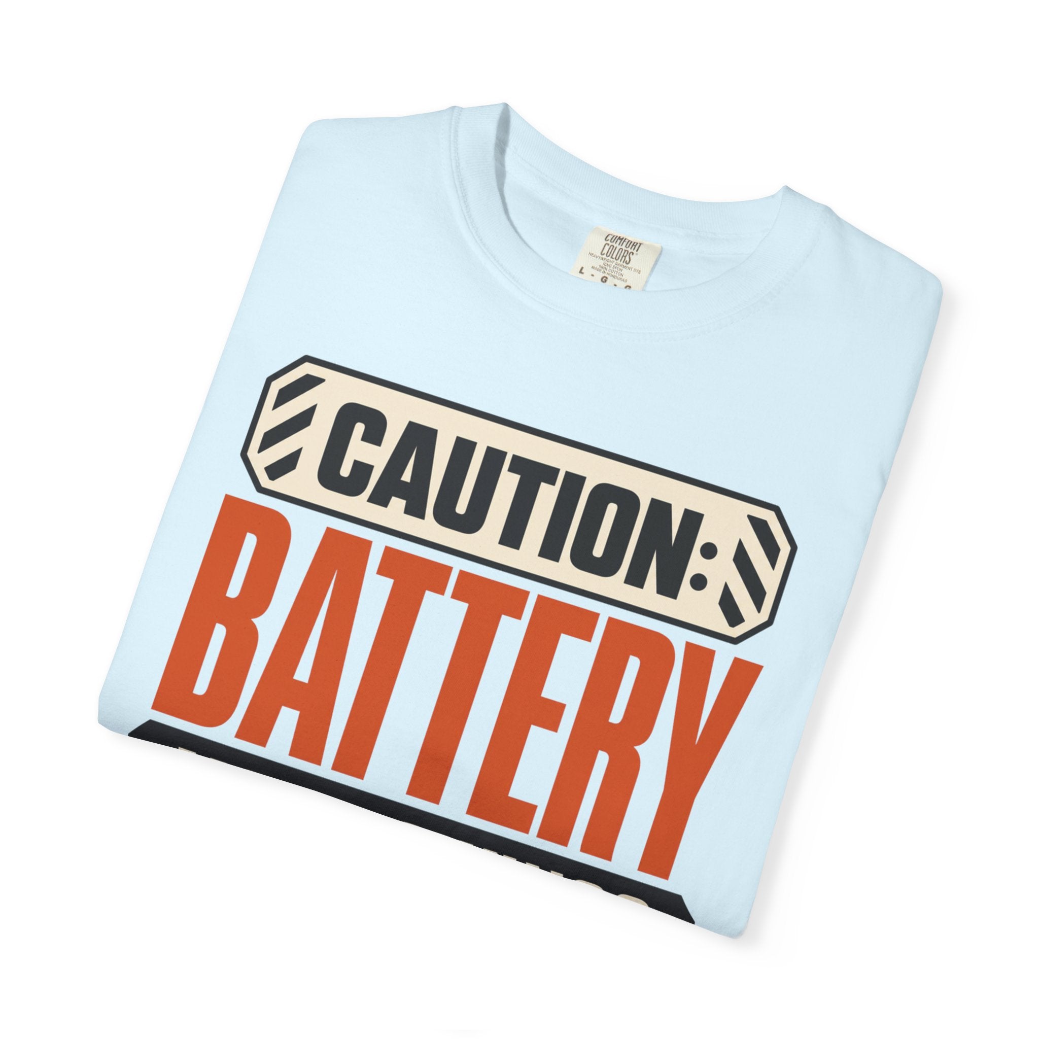 Caution Battery Mood Swings - T-Shirt