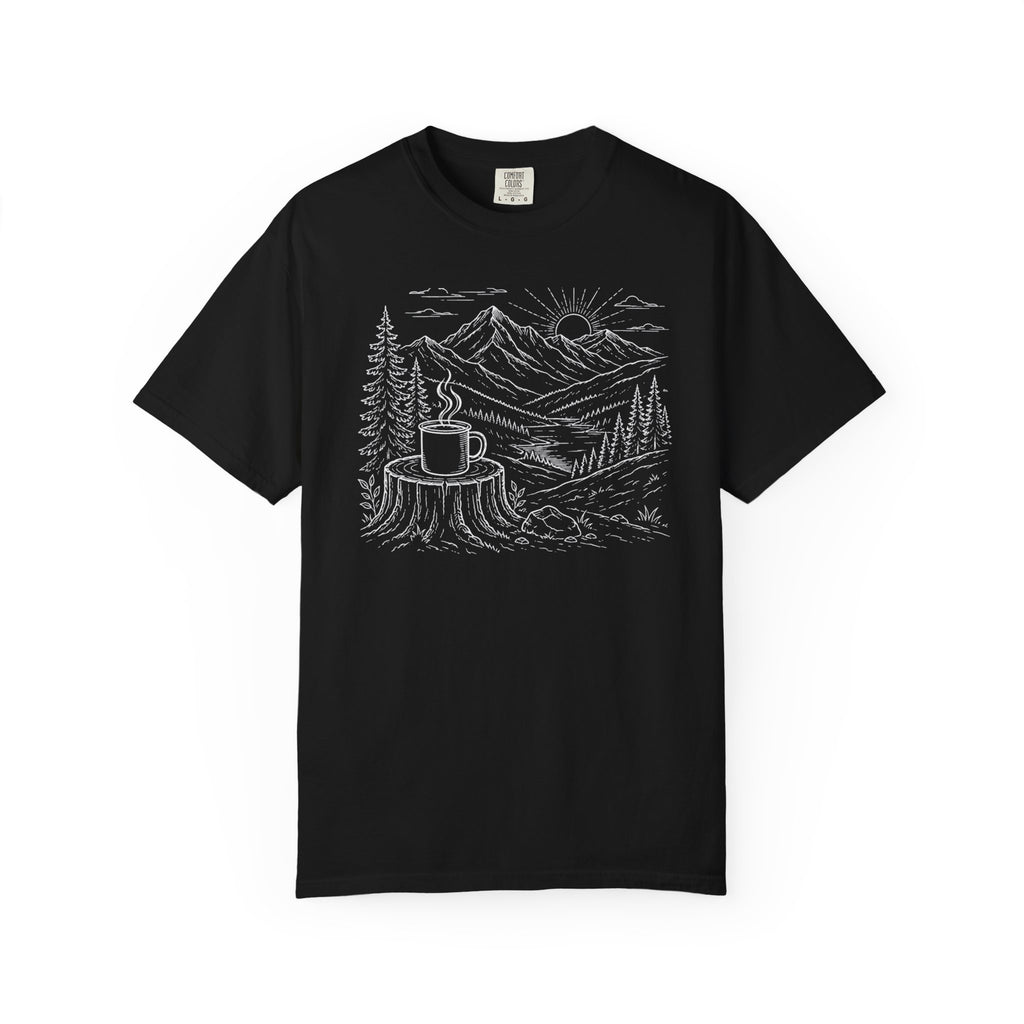 Peak Voltage Starts With Camp Coffee - T-Shirt