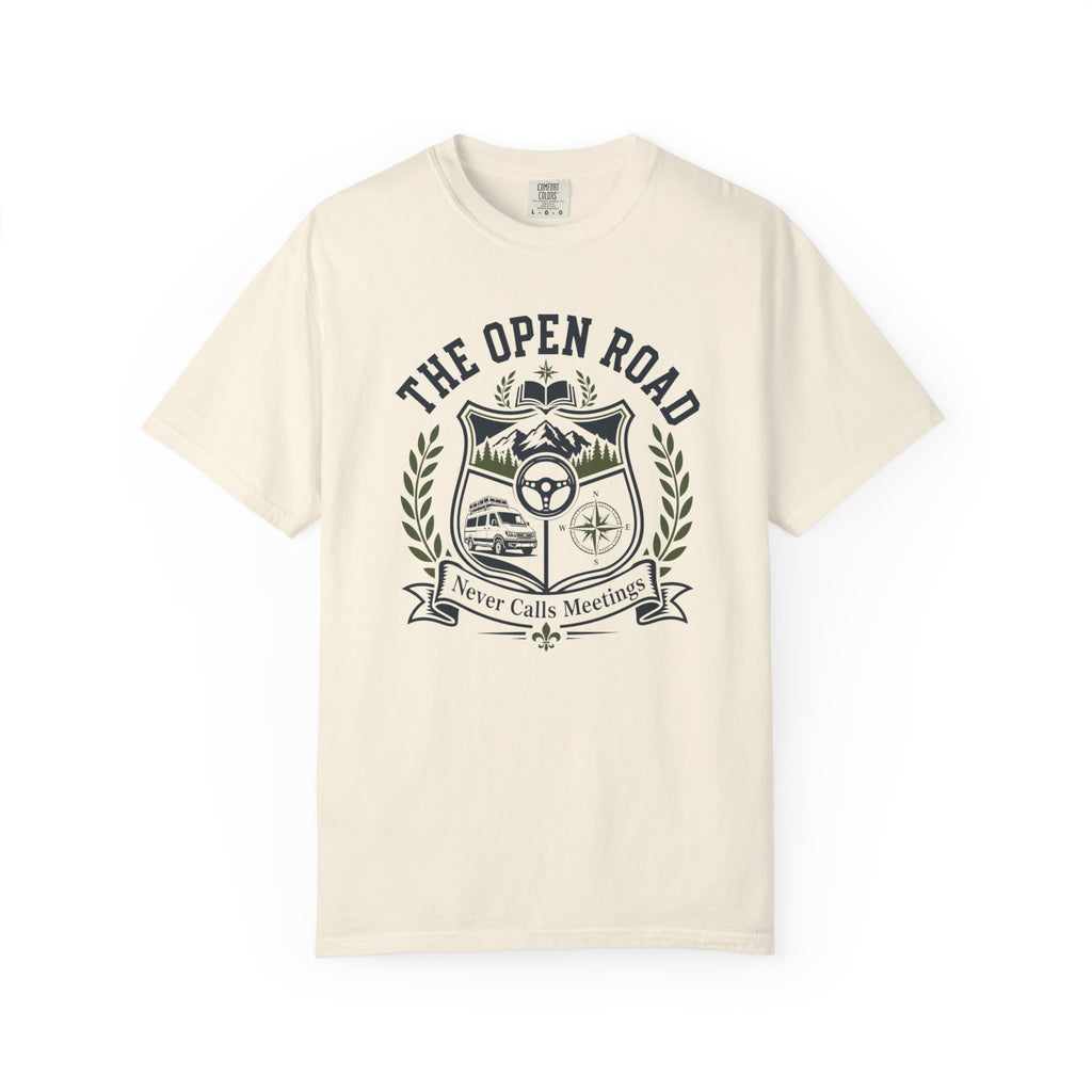 The Open Road Never Calls Meetings - T-Shirt