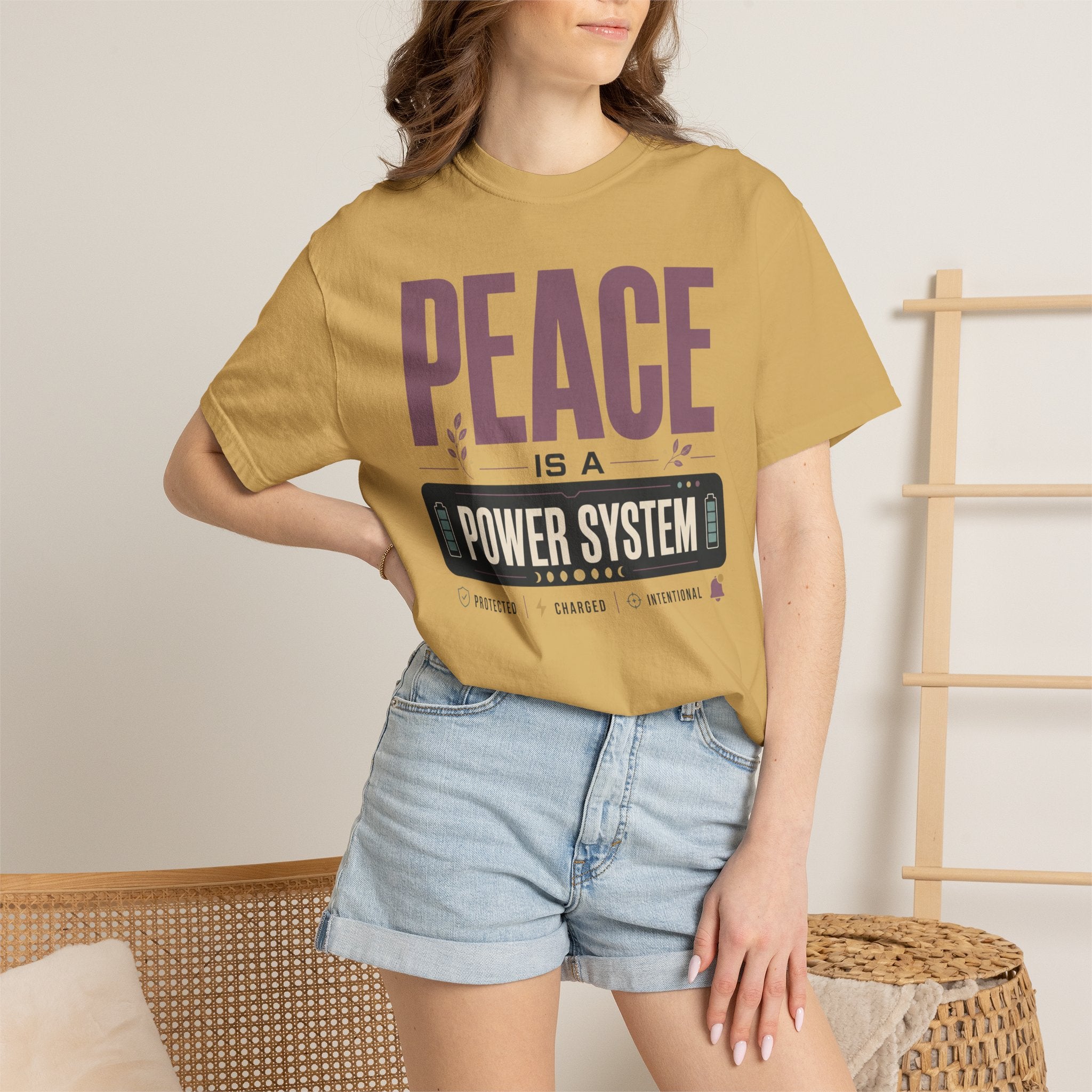 Peace Is A Power System - T-Shirt