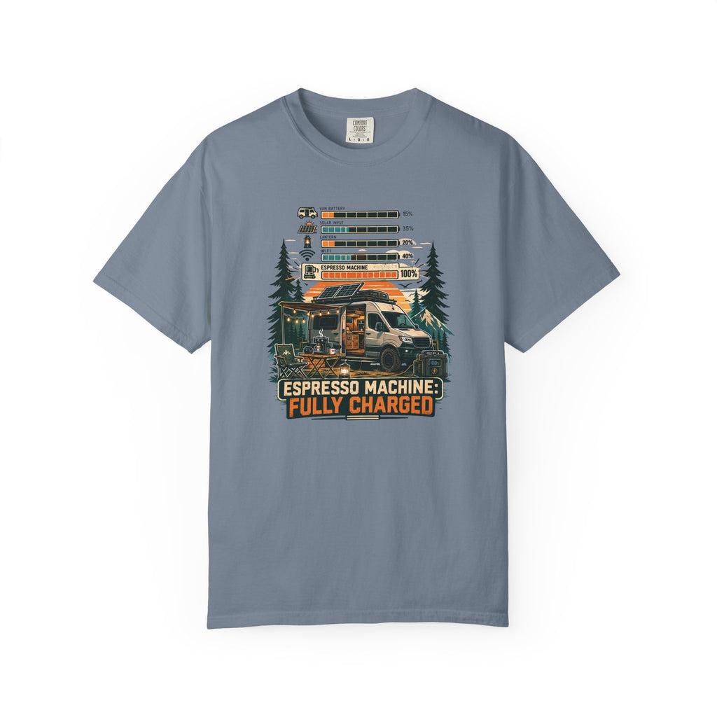 Espresso Machine Fully Charged - T-Shirt