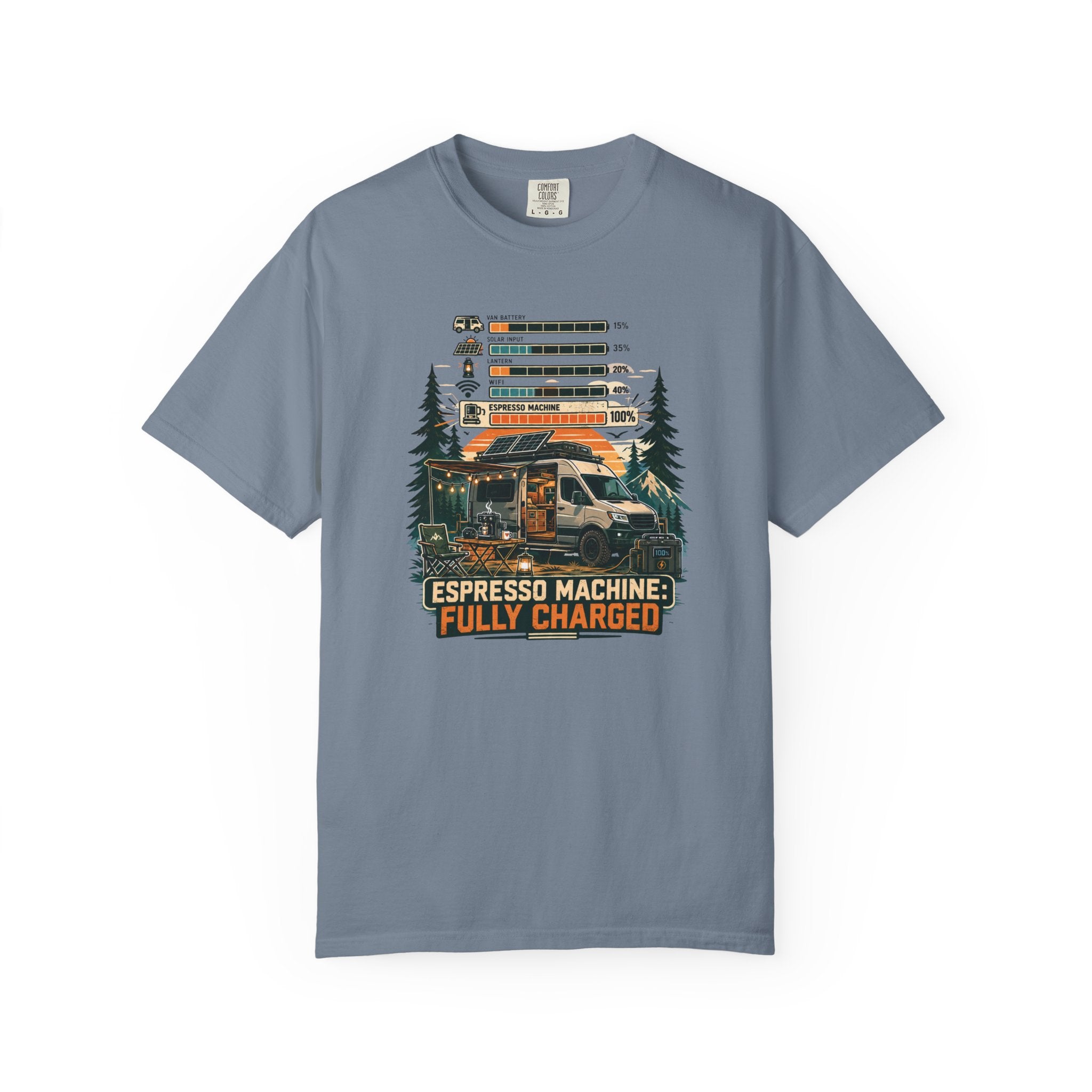 Espresso Machine Fully Charged - T-Shirt
