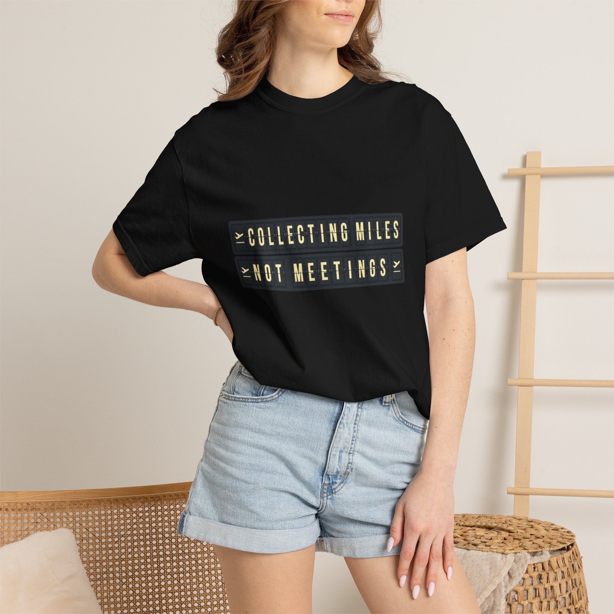 Collecting Miles Not Meetings - T-Shirt