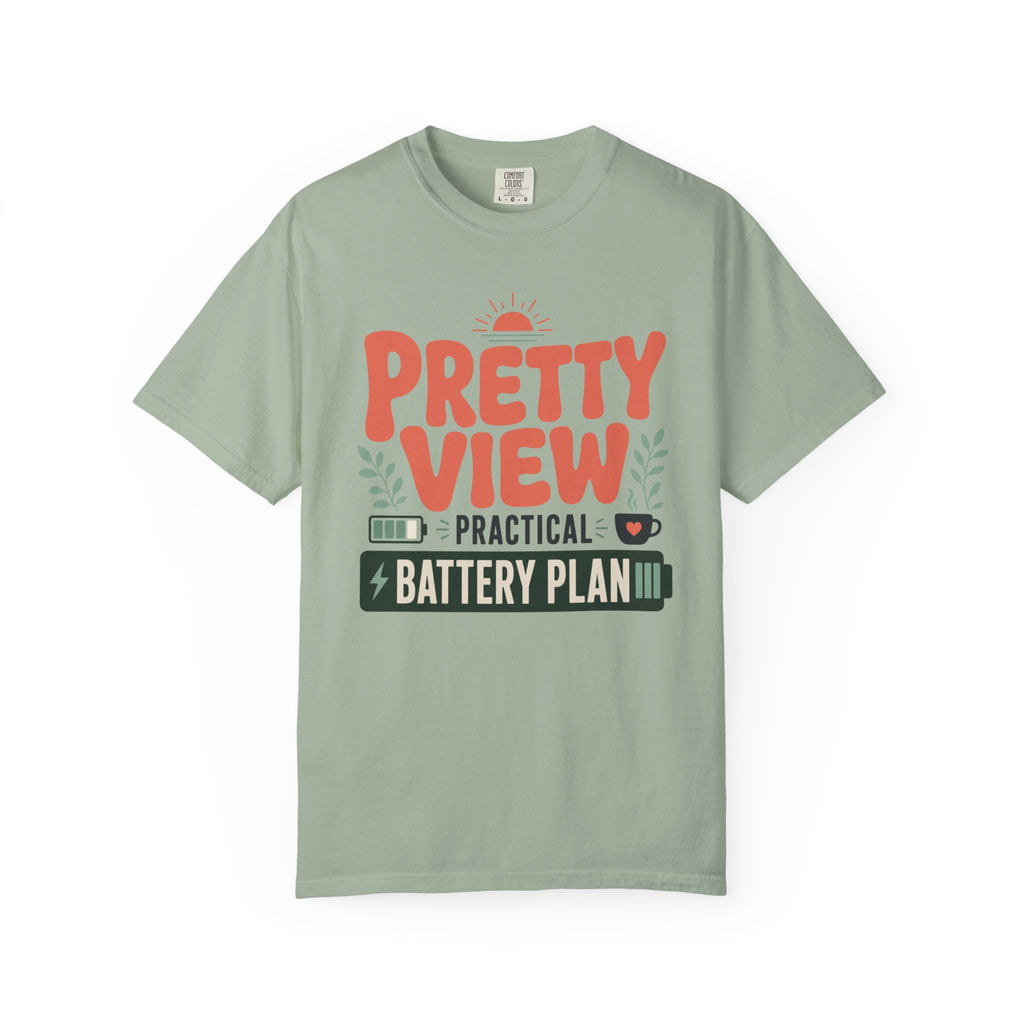 Pretty View Practical Battery Plan - T-Shirt