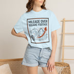 Mileage Over Square Footage - T-Shirt